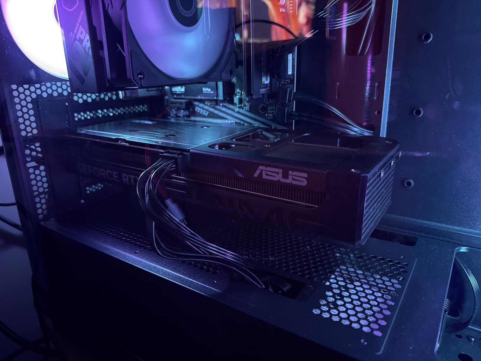 ASUS TUF Gaming GeForce RTX 5060 Ti 16GB GDDR7 OC Edition Gaming Graphics Card (PCIe 5.0, HDMI/DP 2.1, 3.1-Slot, Military-Grade Components, Protective PCB Coating, axial-tech Fans) - Customer Photo 1