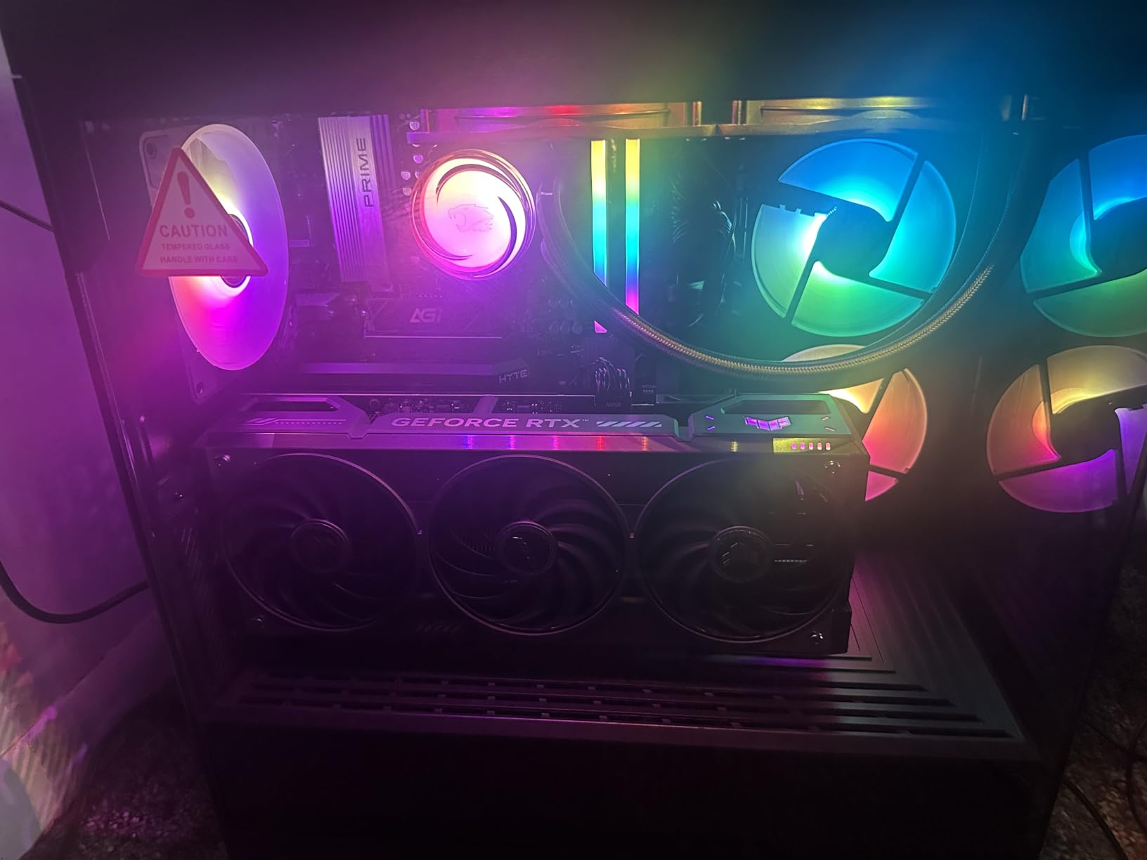 iBUYPOWER Y40 PRO Black Gaming PC Desktop Computer AMD Ryzen 7 9700X CPU, NVIDIA GeForce RTX 5070Ti 16GB GPU, 32GB DDR5 RGB 5200MHz RAM, 1TB NVMe SSD, Windows 11 Home, Keyboard, Mouse - Y40BA7N57T02 Customer Review iBUYPOWER Y40 PRO Black Gaming PC Desktop Computer AMD Ryzen 7 9700X CPU, NVIDIA GeForce RTX 5070Ti 16GB GPU, 32GB DDR5 RGB 5200MHz RAM, 1TB NVMe SSD, Windows 11 Home, Keyboard, Mouse - Y40BA7N57T02 - Customer Photo 1