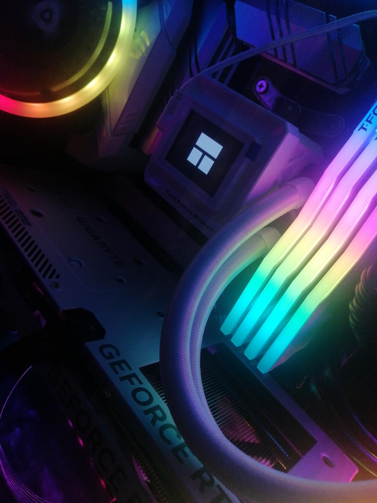 Thermalright FW360 SE ARGB V2 360mm CPU AIO Liquid Cooler for Desktop - TL-M12Q 2000RPM Daisy-Chain Fans, 2