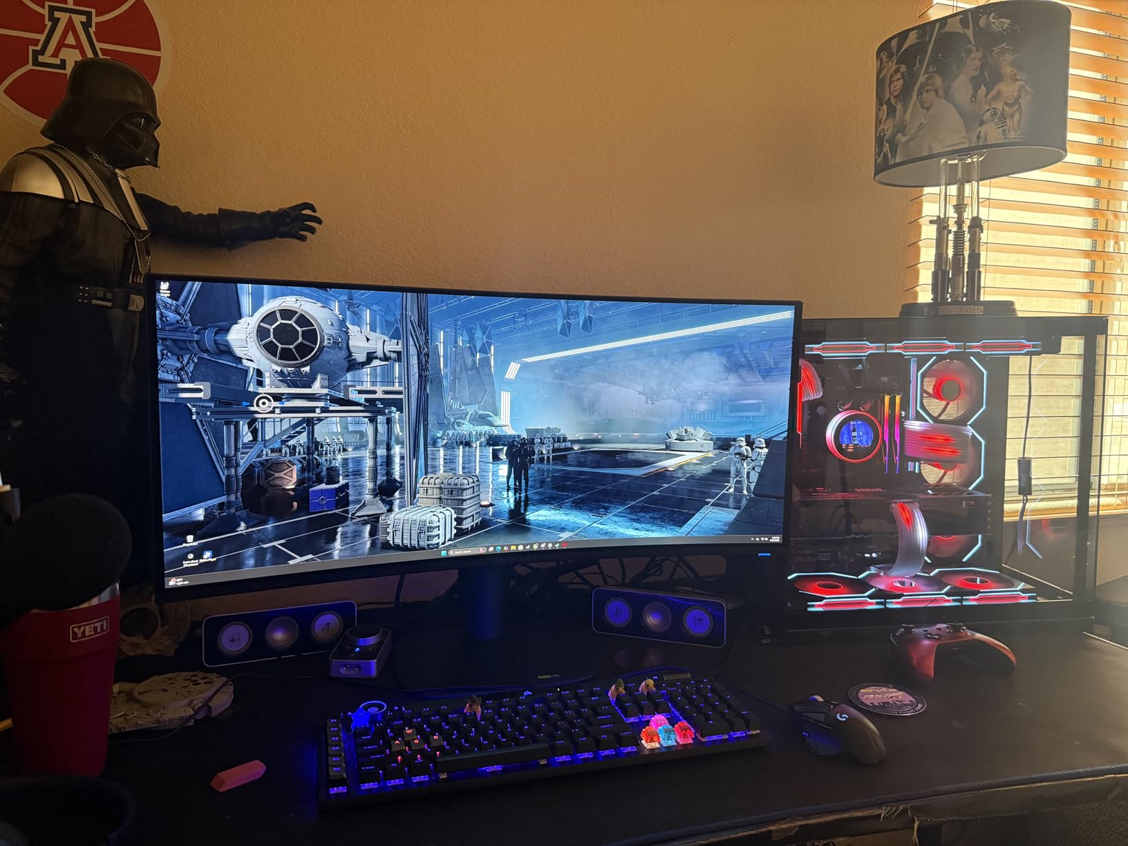 Alienware 34 240Hz QD-OLED Curved Gaming Monitor - AW3425DW - 34.2-inch WQHD (3440 x 1440) 240Hz 0.03ms Display, 1800R Curve, AMD FreeSync Premium Pro, VESA AdaptiveSync, VESA DisplayHDR TrueBlack 400 Customer Review Alienware 34 240Hz QD-OLED Curved Gaming Monitor - AW3425DW - 34.2-inch WQHD (3440 x 1440) 240Hz 0.03ms Display, 1800R Curve, AMD FreeSync Premium Pro, VESA AdaptiveSync, VESA DisplayHDR TrueBlack 400 - Customer Photo 2