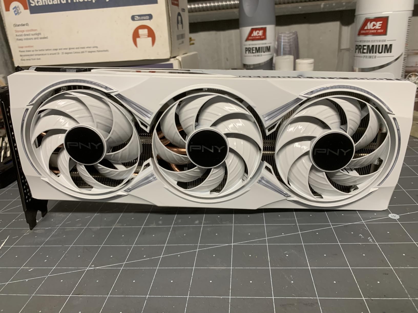 PNY NVIDIA GeForce RTX™ 5060 Ti Epic-X™ ARGB OC Triple Fan Graphics Card, 8GB GDDR7, 128-bit, Boost Speed: 2692 MHz - Customer Photo 4