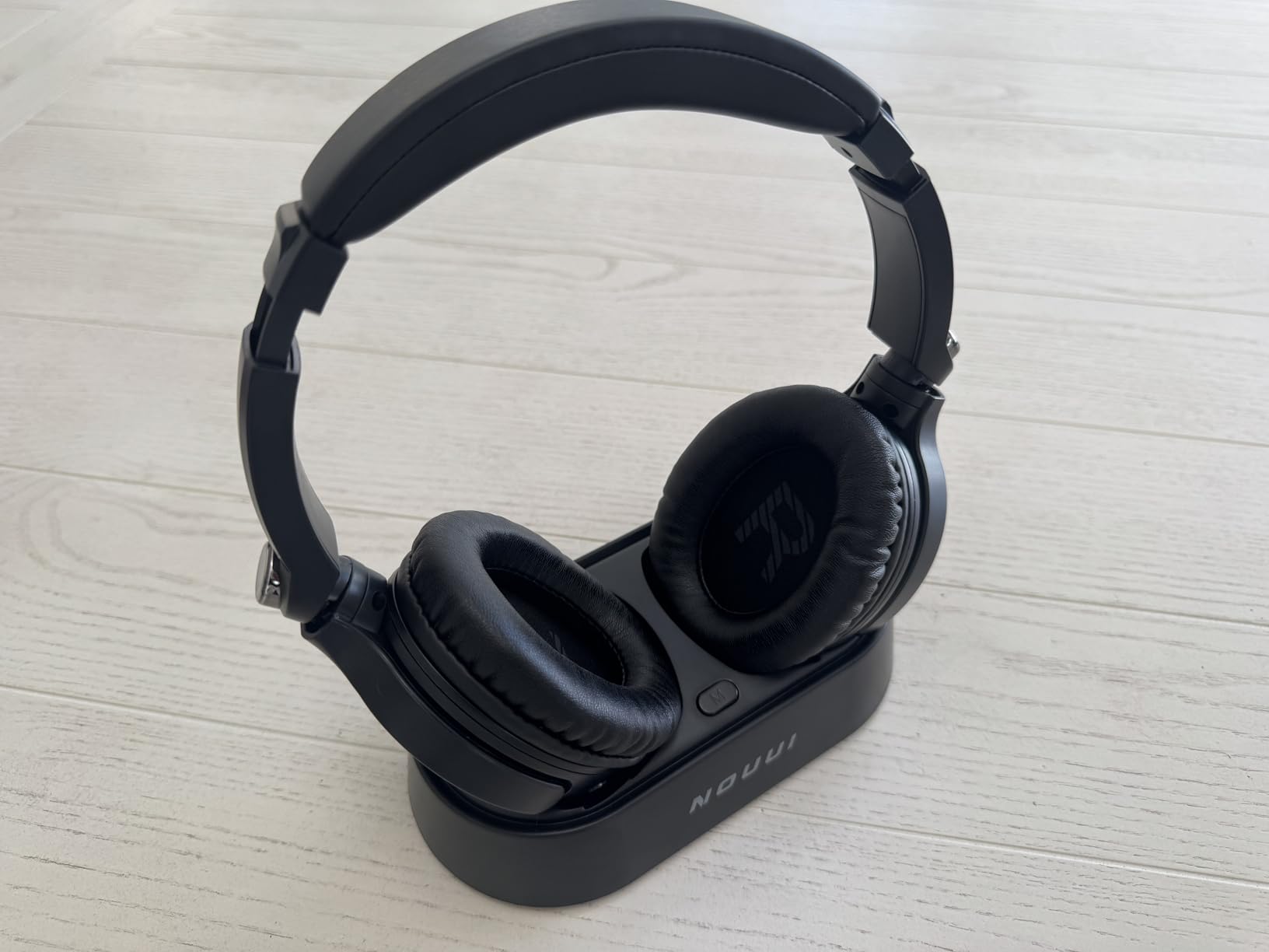 Wireless Headphones for TV Watching, TV Headphones Wireless for Seniors with Transmitter Charging Base, Over ear Bluetooth Headset No Audio Delay, HIFI Stereo, 65H Playtime, Gifts for Parents/Elderly - Customer Photo 1