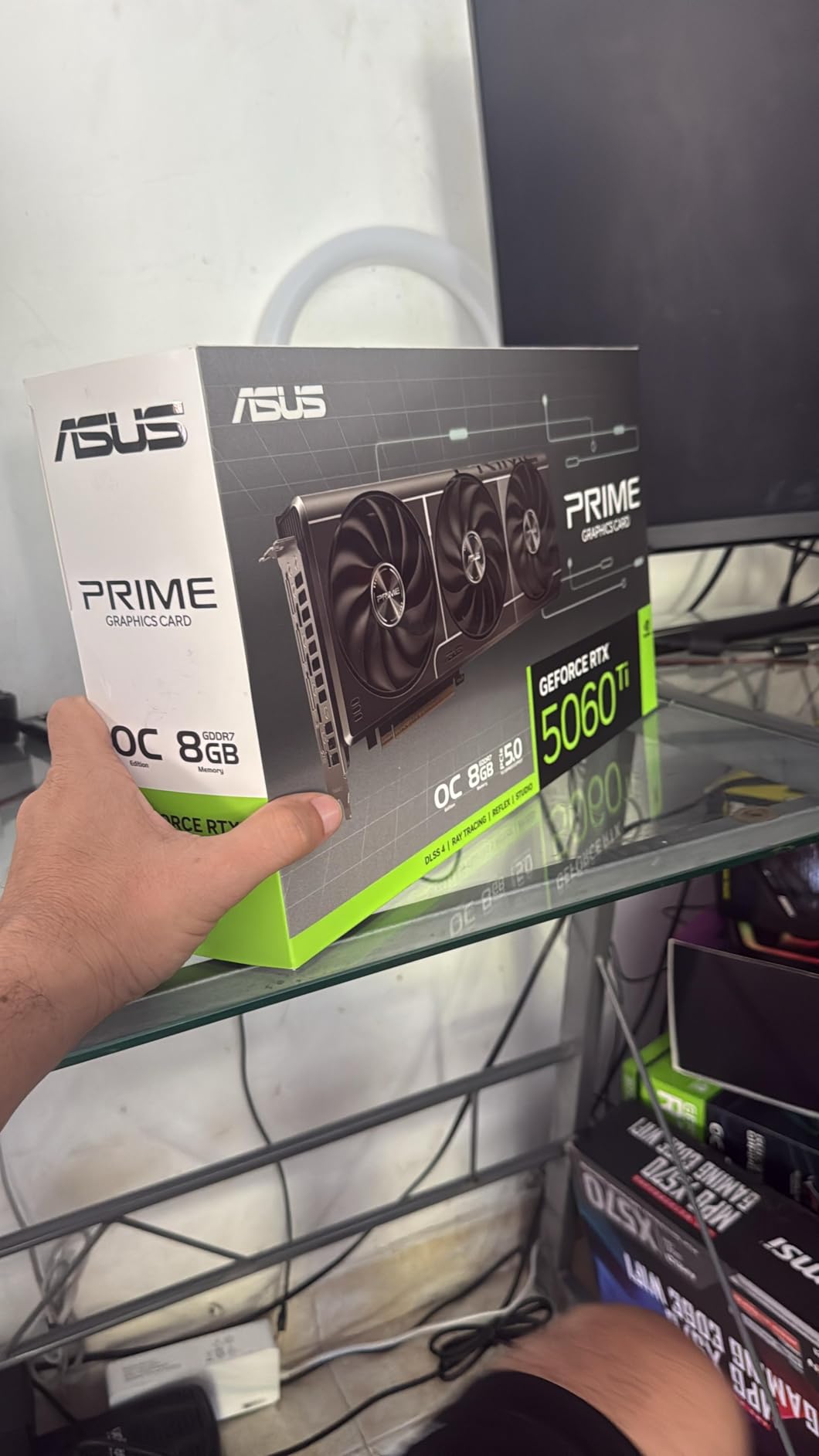 ASUS Dual GeForce RTX 5060 Ti 16GB GDDR7 OC Edition (PCIe 5.0, 16GB GDDR7, DLSS 4, HDMI 2.1b, DisplayPort 2.1b, 2.5-Slot Design, Axial-tech Fan Design, 0dB Technology, and More) Customer Review ASUS Dual GeForce RTX 5060 Ti 16GB GDDR7 OC Edition (PCIe 5.0, 16GB GDDR7, DLSS 4, HDMI 2.1b, DisplayPort 2.1b, 2.5-Slot Design, Axial-tech Fan Design, 0dB Technology, and More) - Customer Photo 5