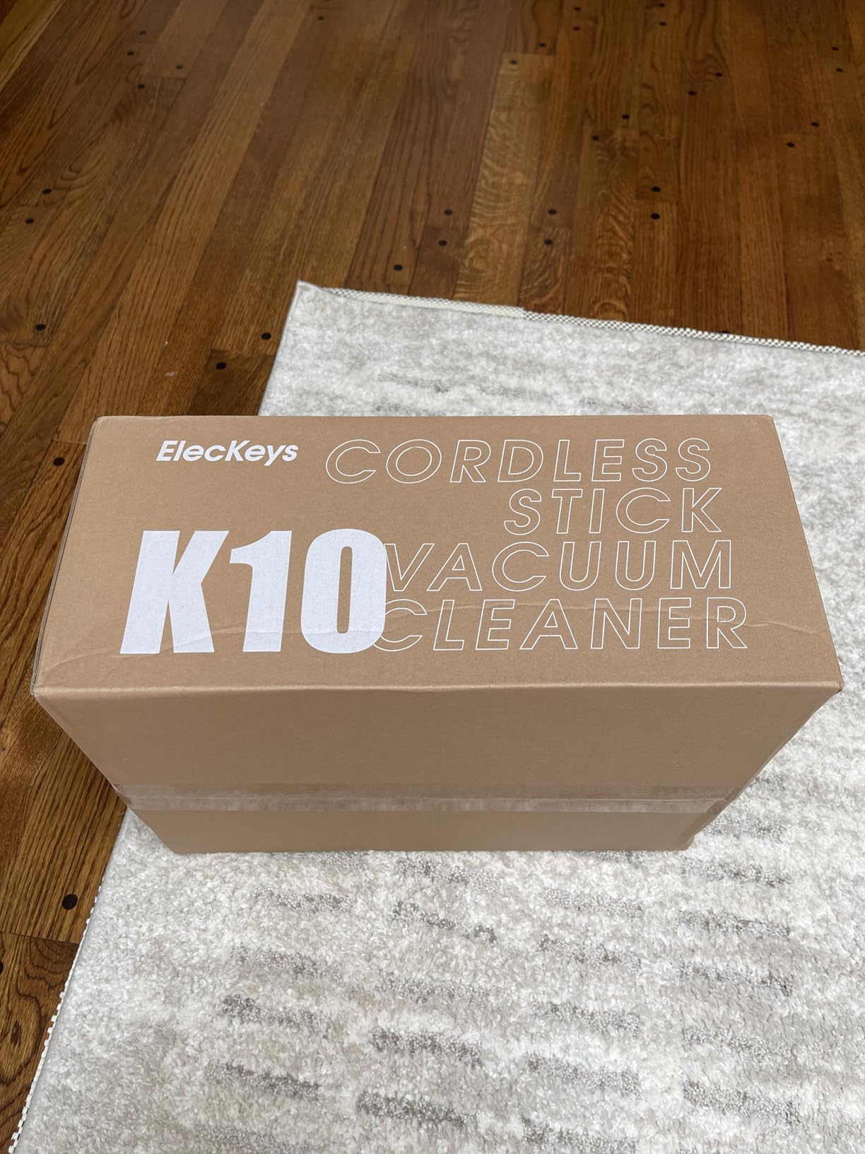 ElecKeys Cordless Vacuum Cleaner, 600W 50KPA 70Mins Self-Standing Vacuum Cleaners for Home, Stick Vacuum with Touch Screen, Anti-Tangled Vacuum Cordless for Pet Hair, Floors, Carpets, Gold Customer Review ElecKeys Cordless Vacuum Cleaner, 600W 50KPA 70Mins Self-Standing Vacuum Cleaners for Home, Stick Vacuum with Touch Screen, Anti-Tangled Vacuum Cordless for Pet Hair, Floors, Carpets, Gold - Customer Photo 3