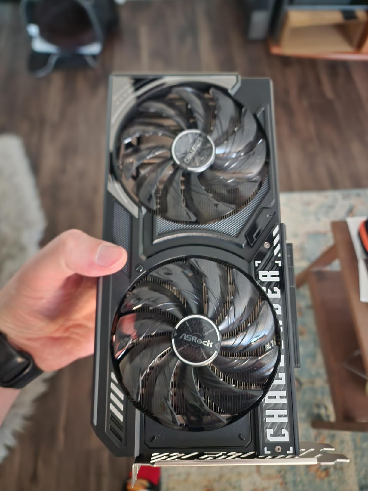 ASRock Radeon RX 9060 XT Challenger 16GB GDDR6 OC Graphics Card | 3300 MHz Boost | Dual Fan | 0dB Cooling | Metal Backplate | PCIe 5.0 | DisplayPort 2.1a, HDMI 2.1b - Customer Photo 2