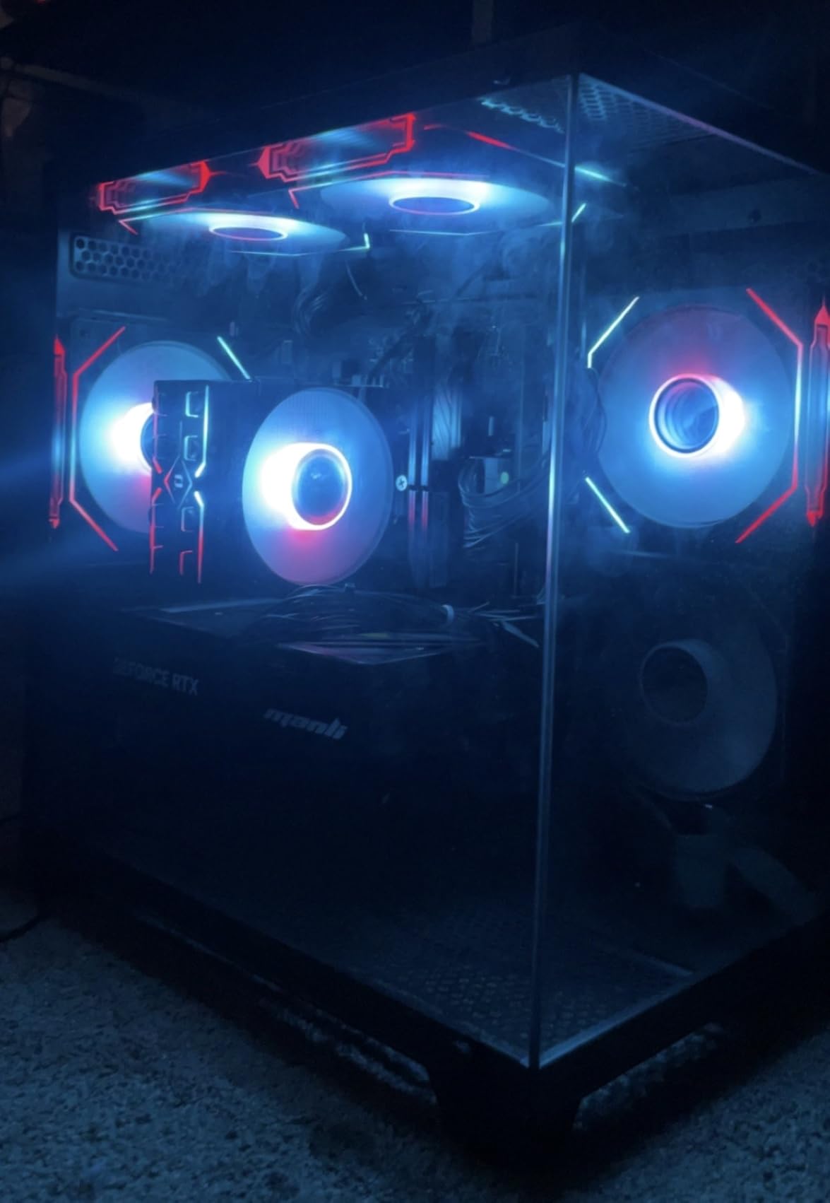 Gaming PC Desktop Computer,Core i5 14400F Gaming Computer RTX 5060,32GB RAM 1TB SSD,ARGB Fan,Prebuilt Gaming PC Tower for Office Customer Review Gaming PC Desktop Computer,Core i5 14400F Gaming Computer RTX 5060,32GB RAM 1TB SSD,ARGB Fan,Prebuilt Gaming PC Tower for Office - Customer Photo 1