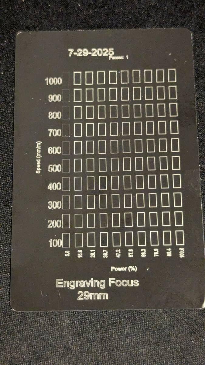 50 Pcs Metal Business Card Blanks Laser Engraving Premium Aluminum Sheet Multipurpose DIY Gift Metal Cards Black 86 X 54 X 0.21 MM - Customer Photo 2