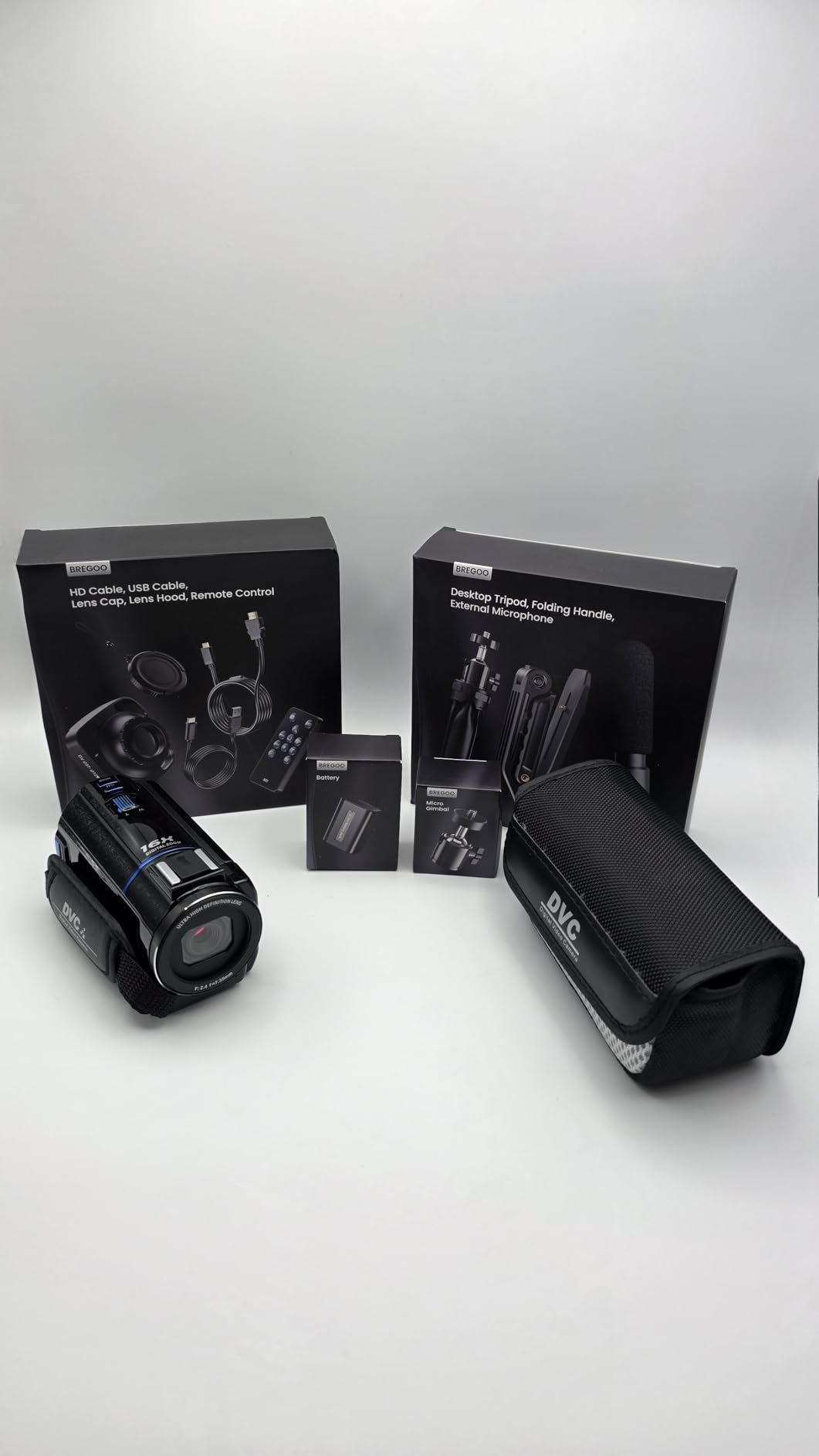 5K Video Camera Camcorder, UHD 64MP Vlogging Camera for YouTube with 3