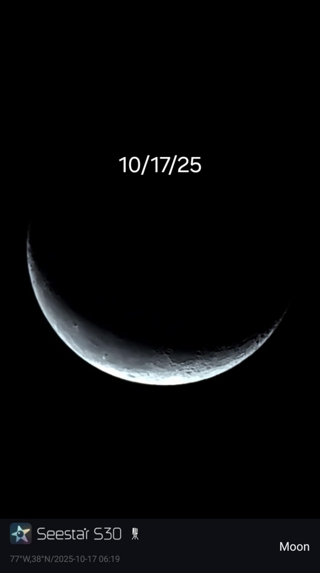 ZWO Seestar S30 All-in-One Smart Digital Telescope/Camera Compact and Portable Travel Companion for Astronomy Enthusiasts & Casual Stargazers - Customer Photo 1