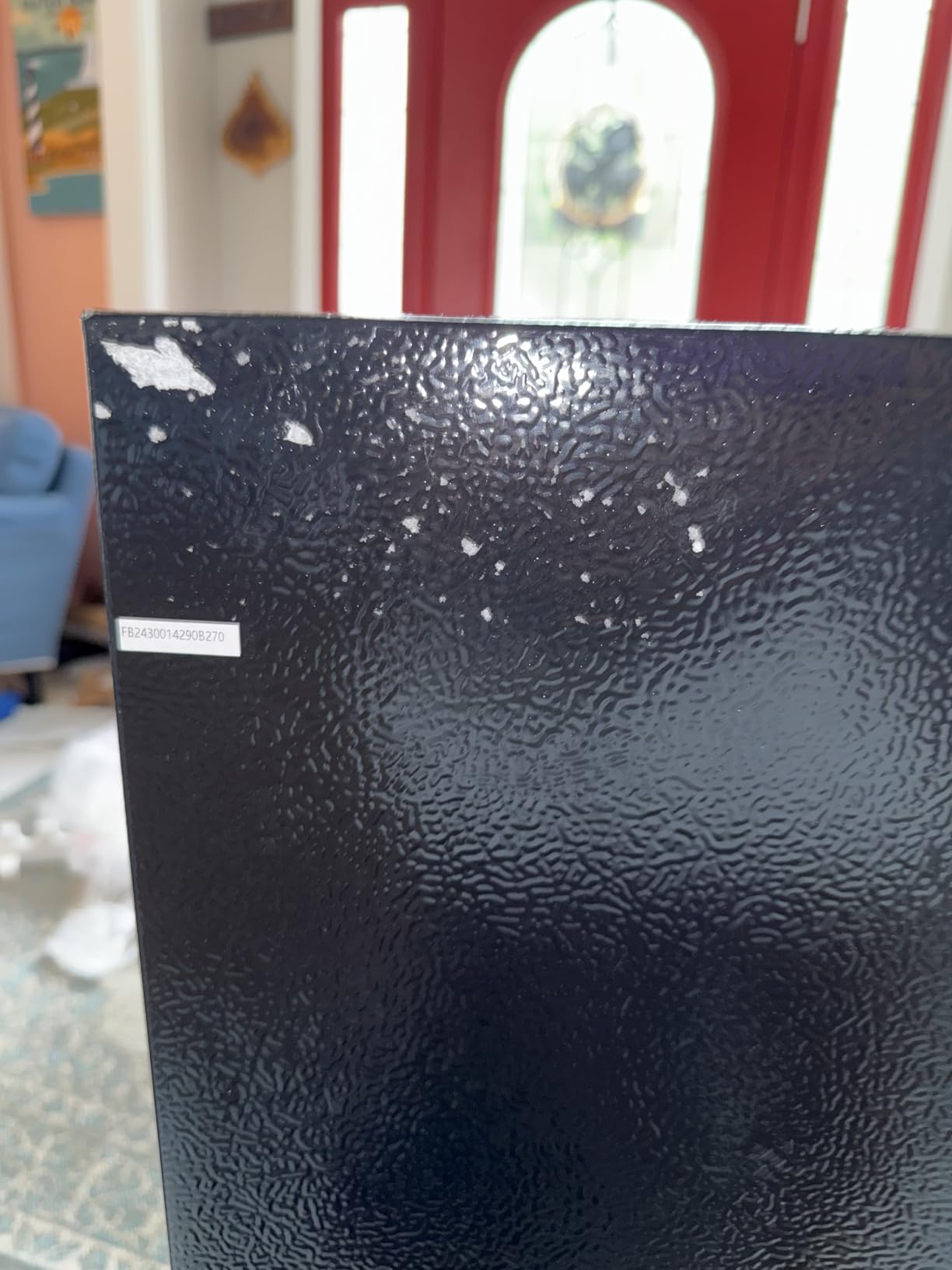 Mini Fridge with Freezer, 3.6 Cu. Ft. Adjustable Thermostat Compact Fridge with Freezer,Office Mini Refrigerator with Freezers, Small Size Dorm Fridges for Apartment,Dorm,Kitchen,Office,Silver - Customer Photo 4