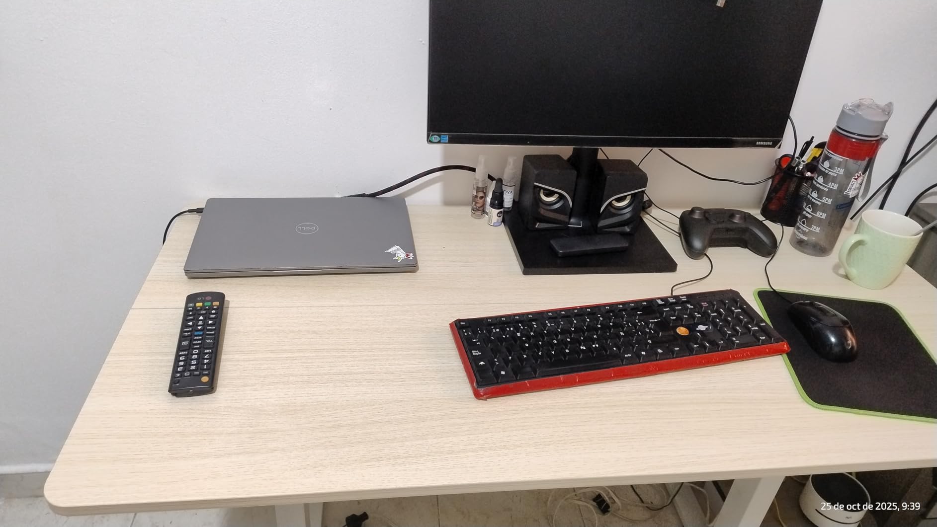 Marsail 48x24 Electric Standing Desk - Adjustable Height Computer Desk with Memory Presets, Storage Bag & Cable Management for Home Office & Gaming Workstations - Customer Photo 2