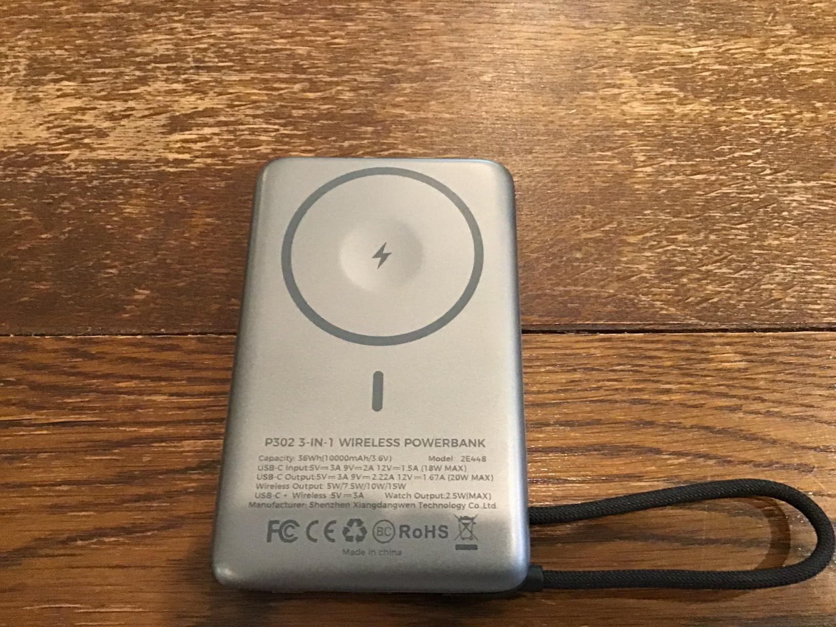 LISEN 0.5'' Ultra Slim MagSafe Power Bank for iPhone and Apple Watch,10000mAh MagSafe Battery Pack,Alloy Magnetic Portable Charger for iPhone 17 Air Pro Max Plus 16/15,Apple Watch S11 /S10/S9/SE - Customer Photo 2