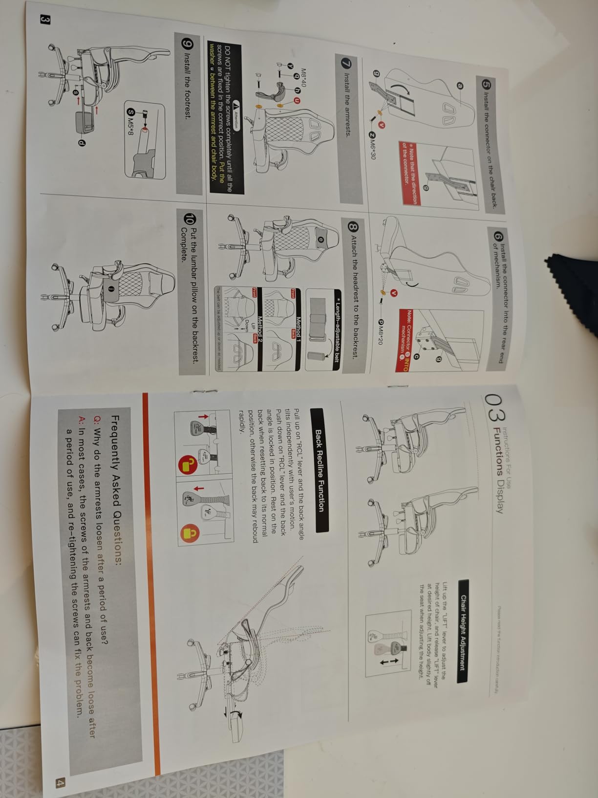 GTPLAYER Gaming Chair, Computer Office Chair with Pocket Spring Cushion, Linkage Armrests and Footrest, High Back Ergonomic Computer Chair with Lumbar Support Task Chair with Footrest(Black) Customer Review GTPLAYER Gaming Chair, Computer Office Chair with Pocket Spring Cushion, Linkage Armrests and Footrest, High Back Ergonomic Computer Chair with Lumbar Support Task Chair with Footrest(Black) - Customer Photo 1