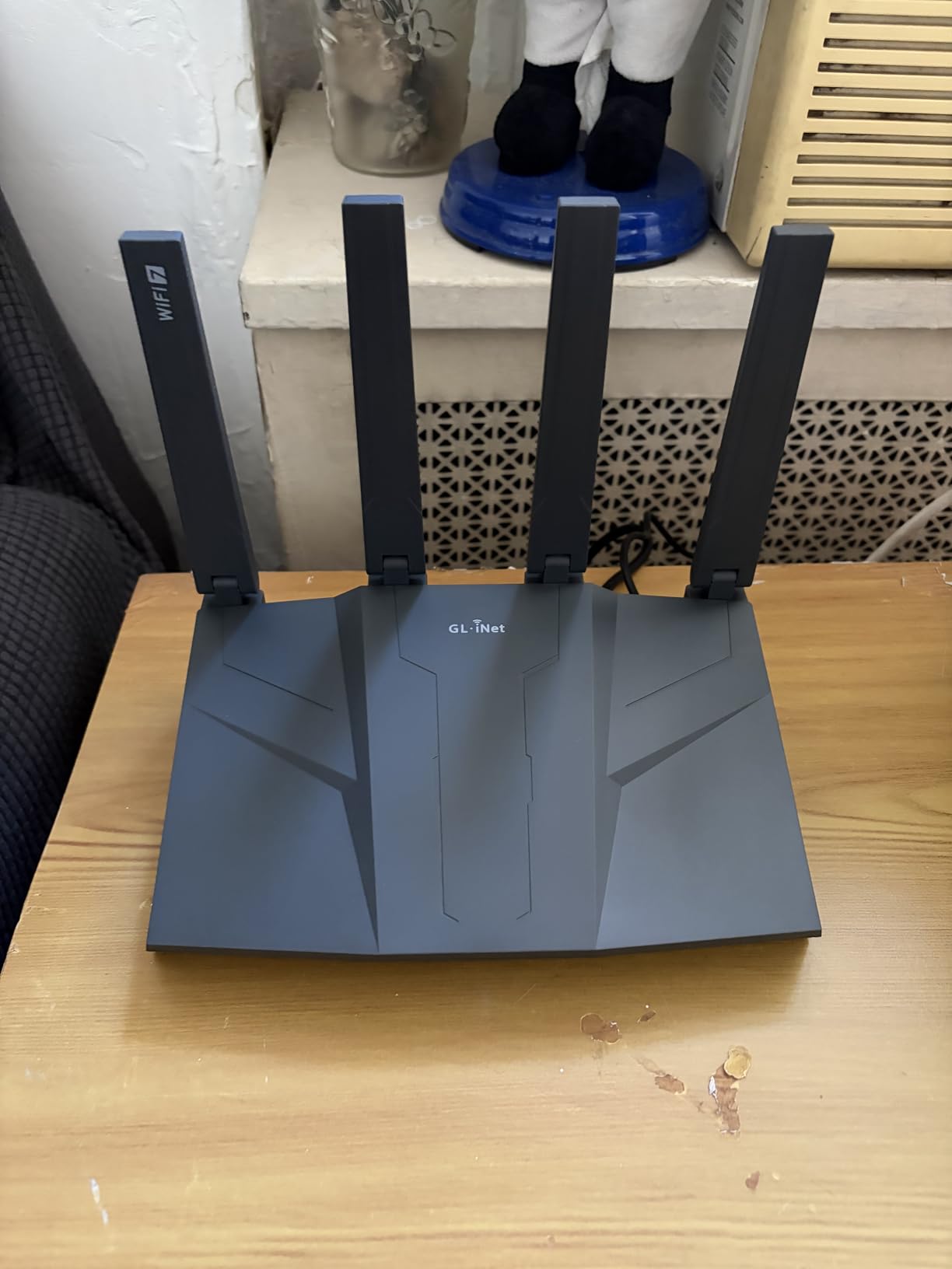 GL.iNet GL-BE9300 (Flint 3) Tri-Band WiFi 7 Router, High-Speed 6GHz Gaming WiFi Router for Wireless Internet, Long Range, 5 x 2.5G VPN Routers for Fiber Optic Modem, Computer Routers, Home & Business - Customer Photo 1