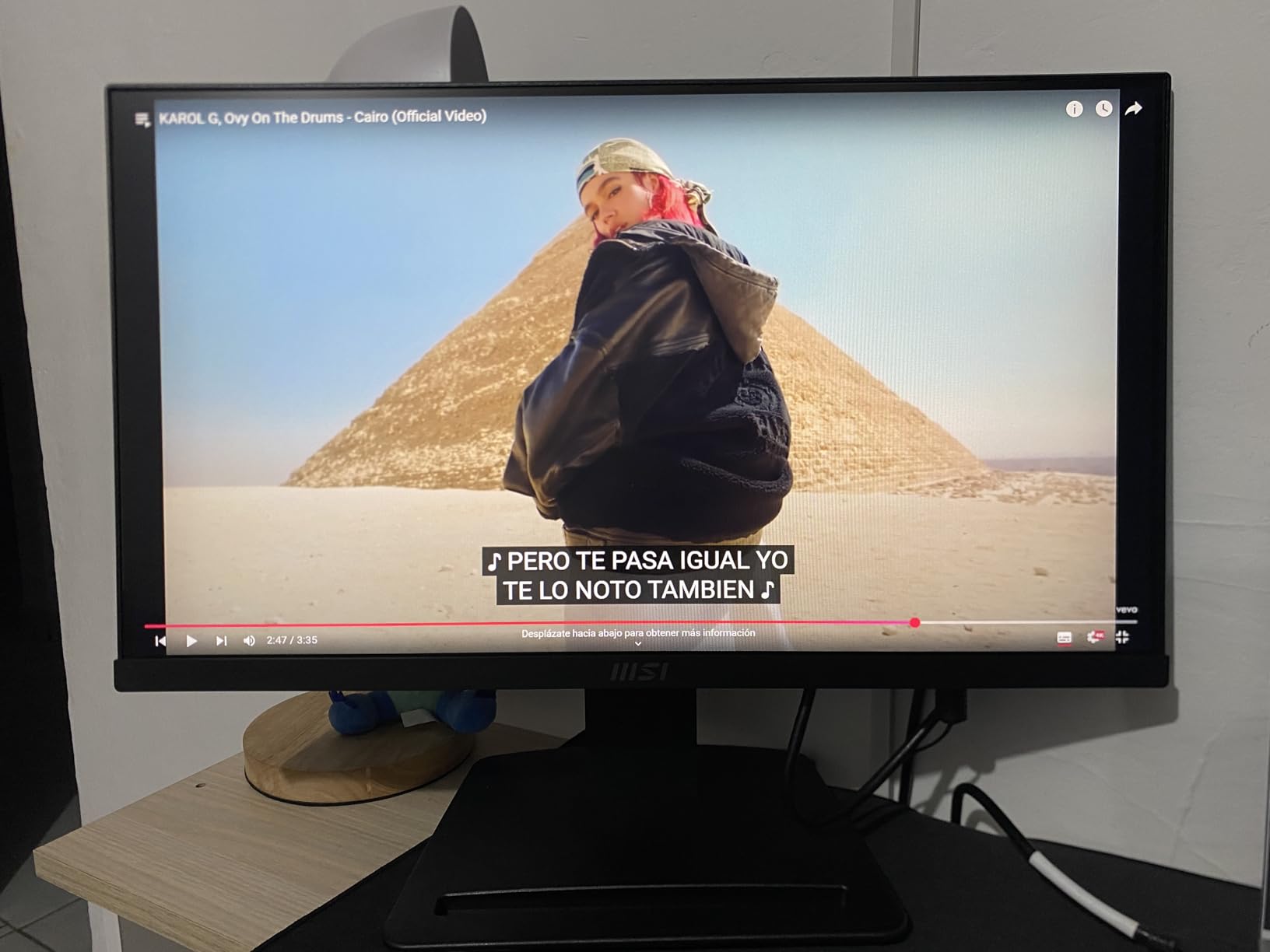 MSI PRO MP272PMG, 24-inch IPS 1920 x 1080 (FHD) Computer Monitor, 120Hz, Webcam, Adaptive-Synch, EPEAT Silver, HDMI, DisplayPort, VGA Port, VESA Mountable, Tilt, Height Adjustable, Speaker, 1ms, Black Customer Review MSI PRO MP272PMG, 24-inch IPS 1920 x 1080 (FHD) Computer Monitor, 120Hz, Webcam, Adaptive-Synch, EPEAT Silver, HDMI, DisplayPort, VGA Port, VESA Mountable, Tilt, Height Adjustable, Speaker, 1ms, Black - Customer Photo 1