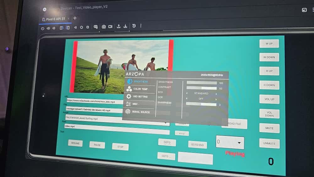 ARZOPA 16.1'' 180Hz 2.5K Portable Monitor, 2560x1440 QHD 107% sRGB Kickstand Portable Gaming Monitor with HDR, Ultra Slim, Eye Care, External Second Screen for Laptop, PC, PS5, Mac, Xbox-Z3FC - Customer Photo 2
