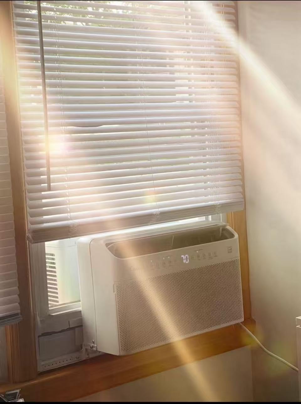 Midea 10,000 BTU U Shaped Smart Inverter Window Air Conditioner - Cools 450 Sq Ft, Ultra Quiet with Open Window Flexibility - Alexa/Google Assistant Compatible - 35% Energy Savings, Remote (Updated) - Customer Photo 1