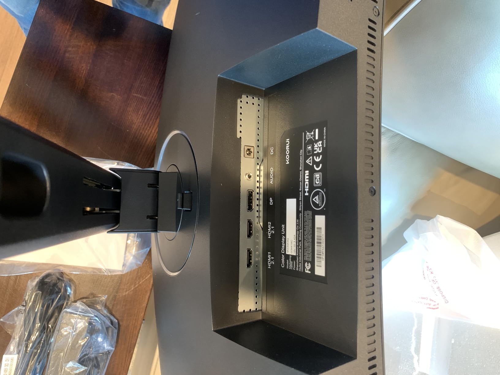 KOORUI 24 Inch Computer Gaming Monitor Full HD 1920 x 1080p 144Hz IPS Ultra-Slim Display with HDMI VGA, Adaptive Sync, 99% SRGB, VESA 100x100mm, Eye Care, Tilt, Black, E2411K - Customer Photo 5