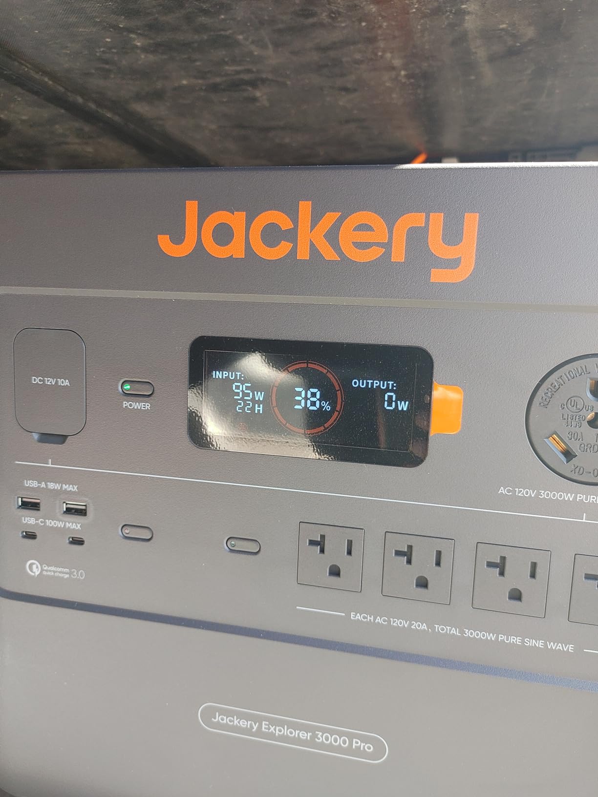 Jackery HomePower 3000 Portable Power Station with 2x 200W Solar Panels, 3600W (Surge 7200W) Output, 3072Wh LFP Battery Solar Generator, Essential Backup for Home Use, Power Outage, RV, Emergencies - Customer Photo 2