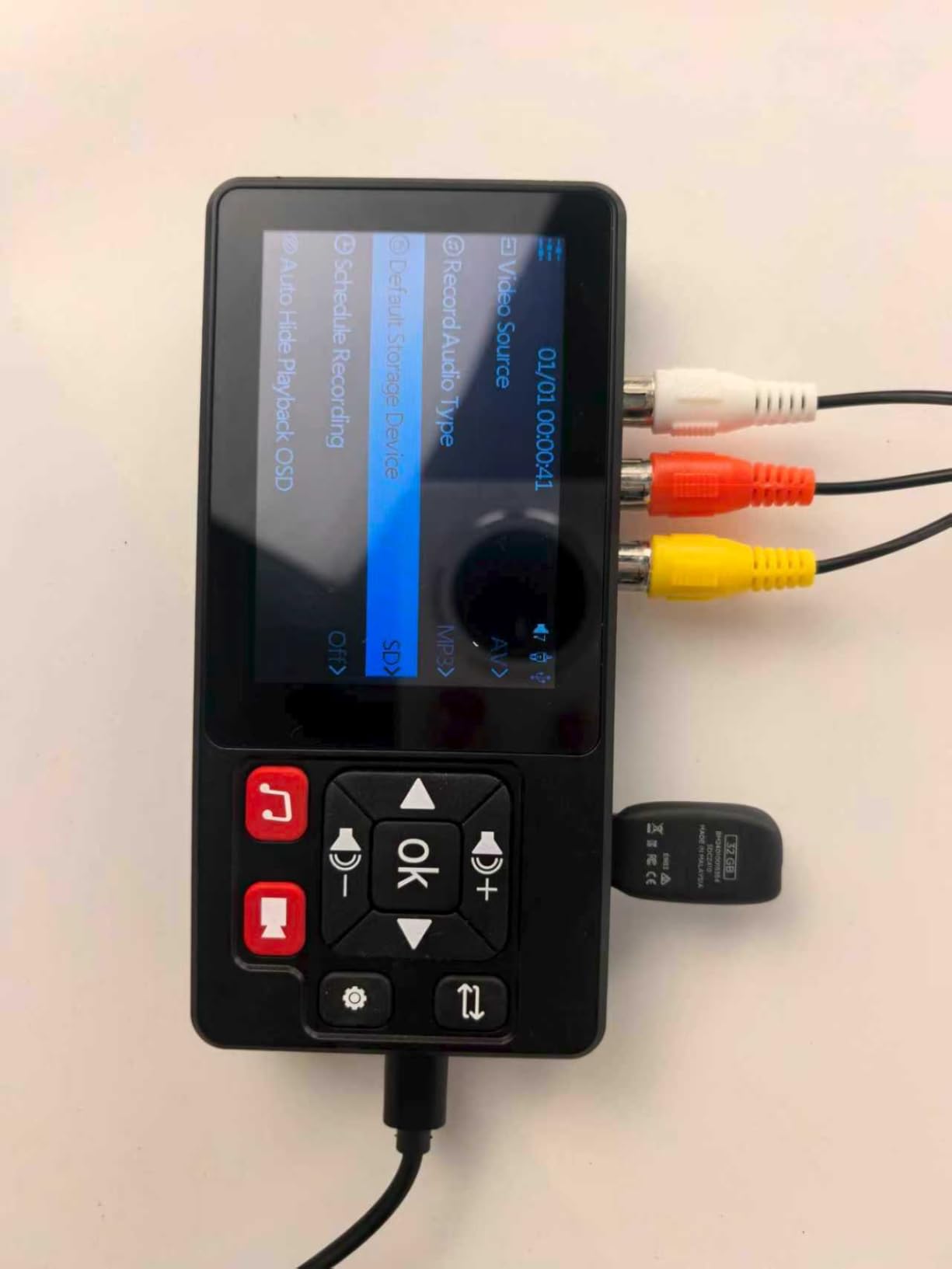 VHS to Digital Converter, 1080P Video to Digital Converter 2.0 Recorder with Remote, Convert Record Video Audio from VHS/VCR/DVR,/DVD/Hi8/DV Players/Camcorder/Gaming Console to Digital(Players Needed) - Customer Photo 2