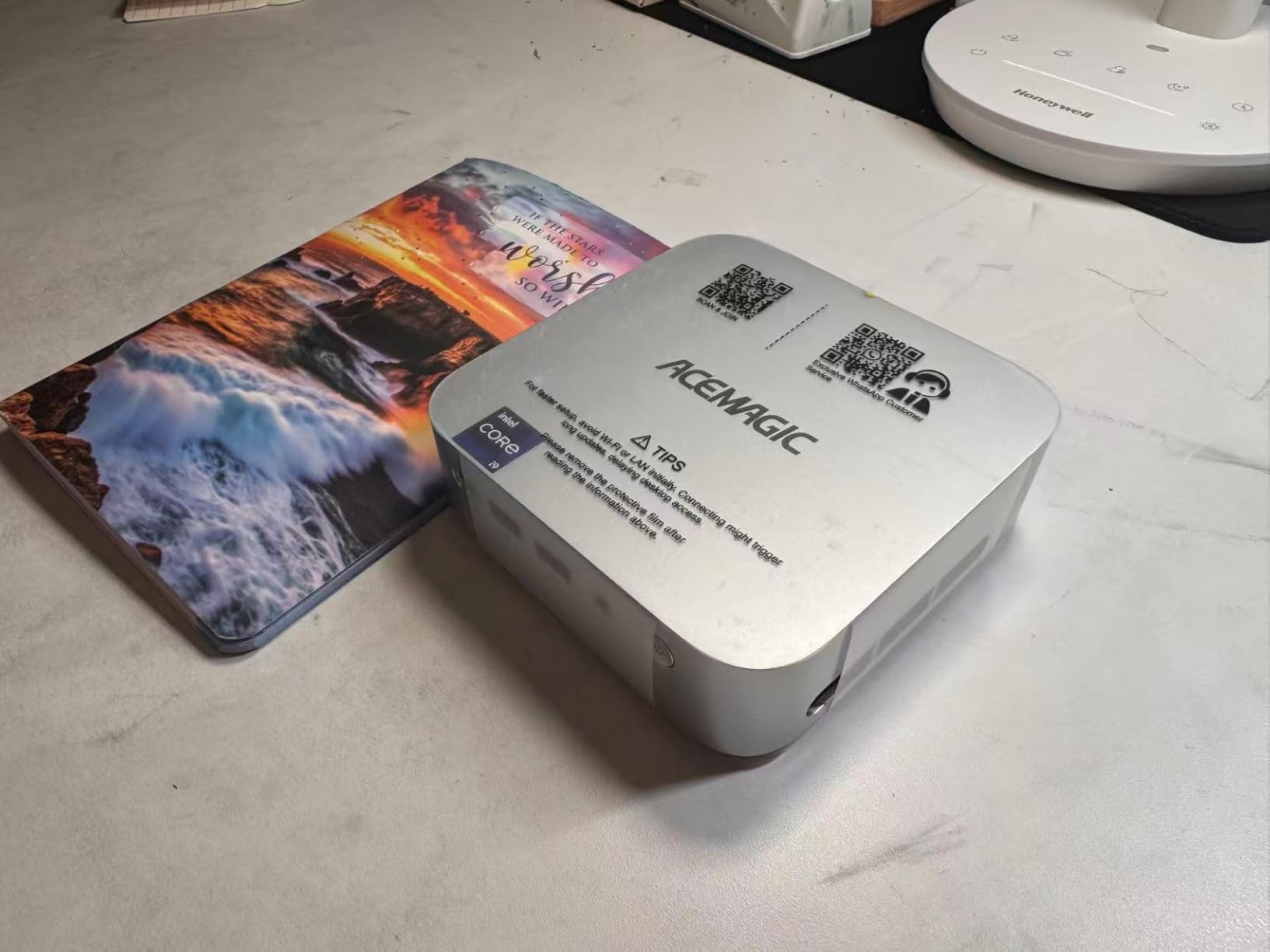 ACEMAGIC M1 Mini PC, Intel Core i9-11900H 32GB DDR4 1TB SSD, Mini Computers (4.9GHz, 8C/16T) PCIe3.0 Type-C/LAN 2.5G/HDMI/DP, 4K Triple Display 11 Pro Mini Desktop PC BT5.2/WiFi6/BT/for Home/Office Customer Review ACEMAGIC M1 Mini PC, Intel Core i9-11900H 32GB DDR4 1TB SSD, Mini Computers (4.9GHz, 8C/16T) PCIe3.0 Type-C/LAN 2.5G/HDMI/DP, 4K Triple Display 11 Pro Mini Desktop PC BT5.2/WiFi6/BT/for Home/Office - Customer Photo 2