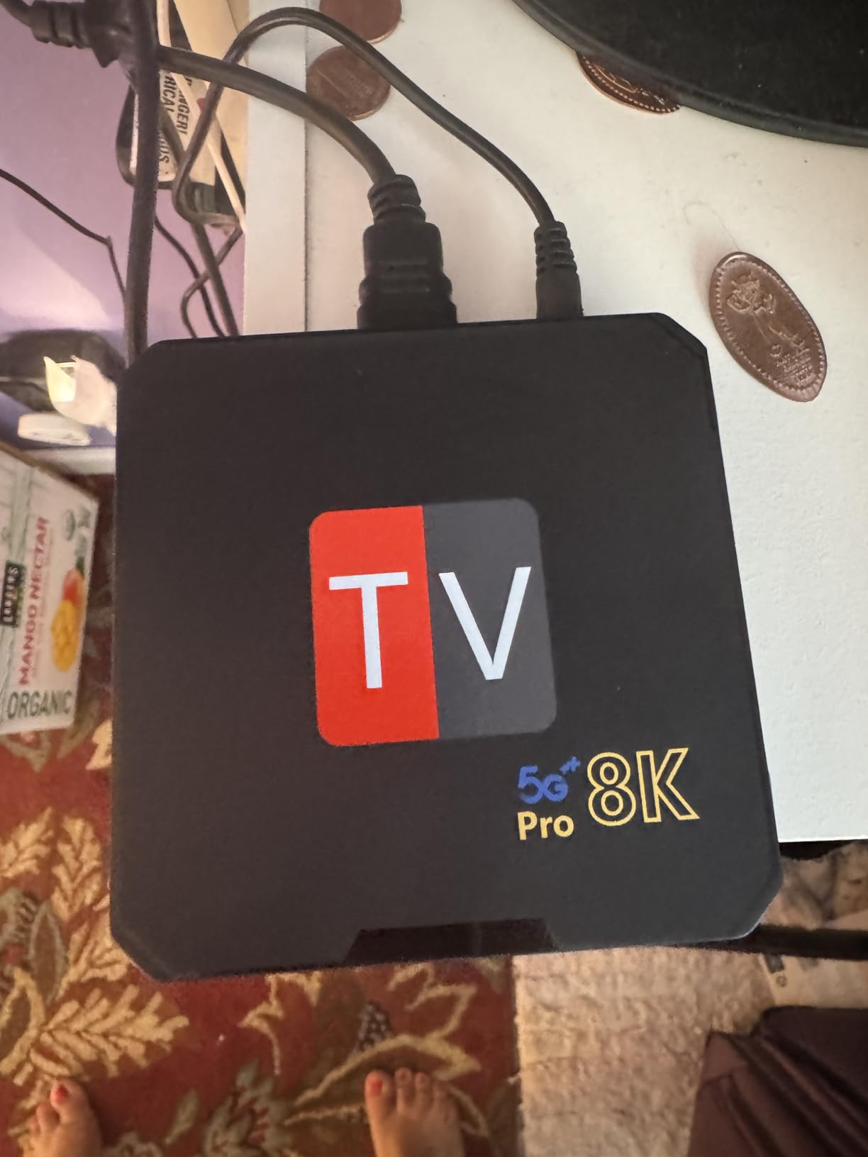Streaming Stick PRO Smart TV, TV Box, Supports 8K Resolution, Equipped with Dual WiFi and Bluetooth 5.0 Technology - Customer Photo 2