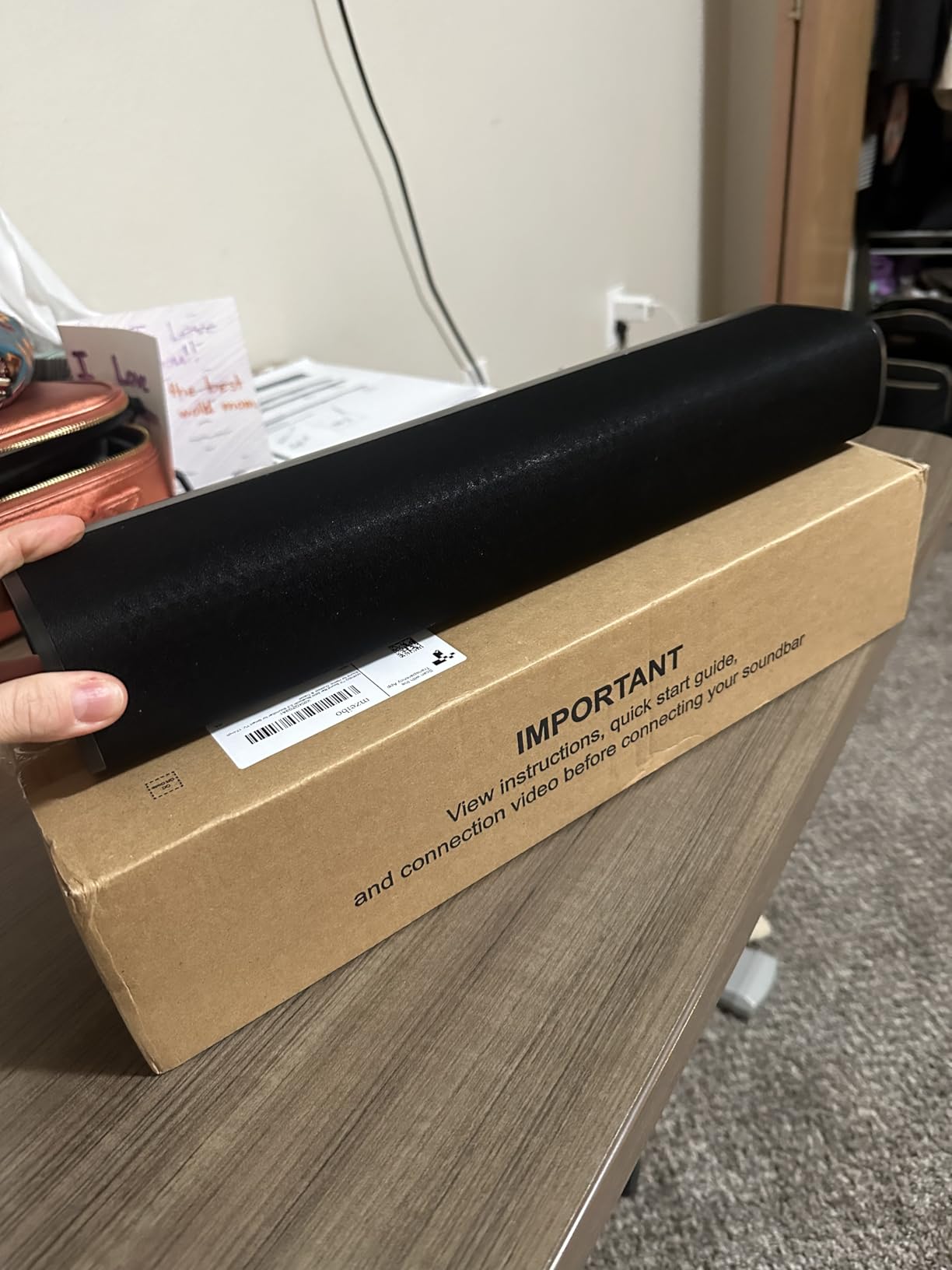 MZEIBO Sound Bar, 50W Soundbar for Smart TV Bluetooth 5.3 Speaker 17Inch with ARC/Optical/AUX Connection Surround for Home Theater Audio TV/PC/Gaming/Projectors - Customer Photo 3