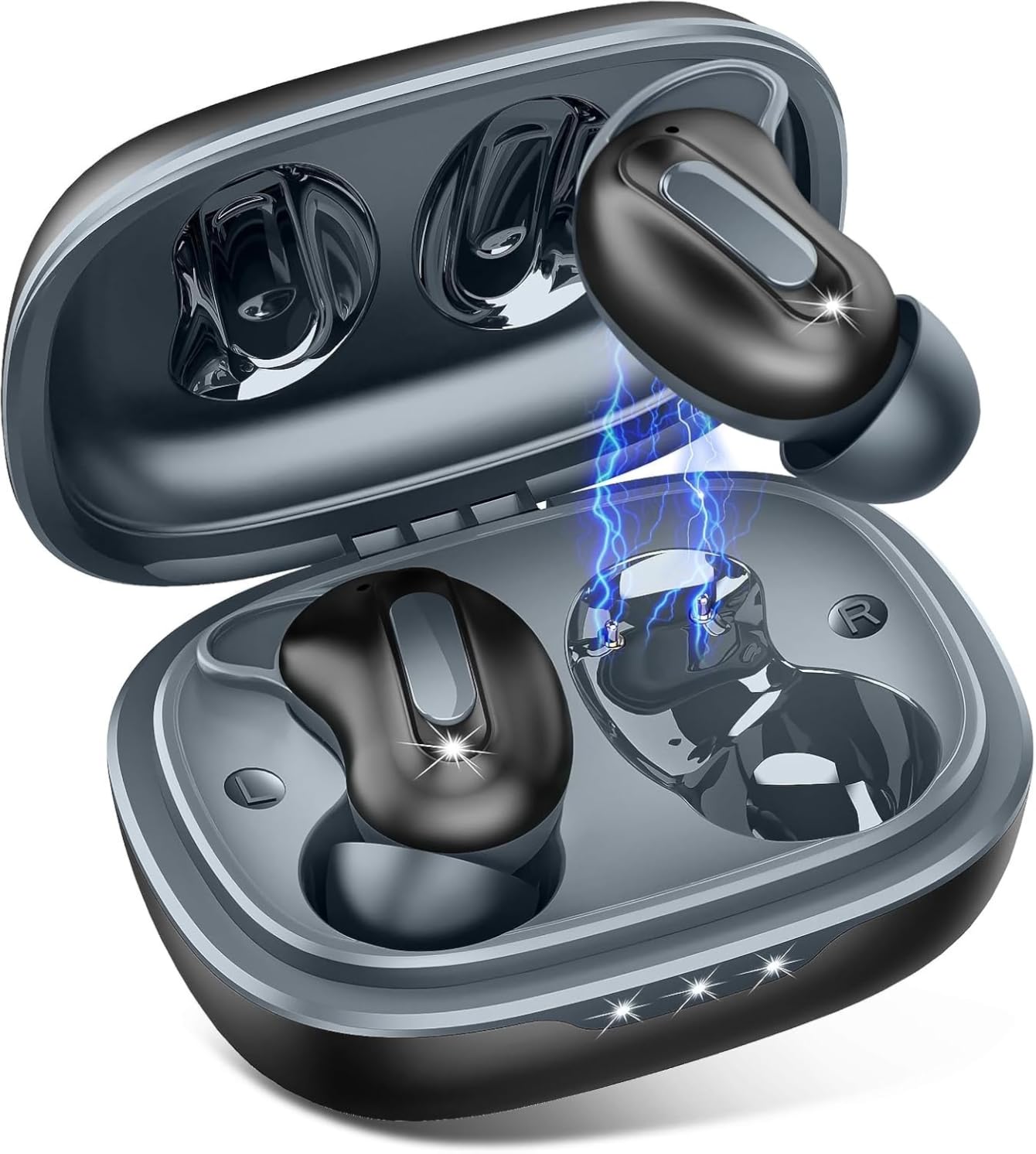 Sleep Earbuds, Mini ANC Wireless Earbuds Bluetooth 5.4 Headphones Deep Bass Stereo, 48H Playtime Ear Buds, 4 ENC Noise Cancelling Mic, In Ear IP7 Waterproof Earphones for Side Sleepers,Touch Control Customer Review Sleep Earbuds, Mini ANC Wireless Earbuds Bluetooth 5.4 Headphones Deep Bass Stereo, 48H Playtime Ear Buds, 4 ENC Noise Cancelling Mic, In Ear IP7 Waterproof Earphones for Side Sleepers,Touch Control - Customer Photo 1