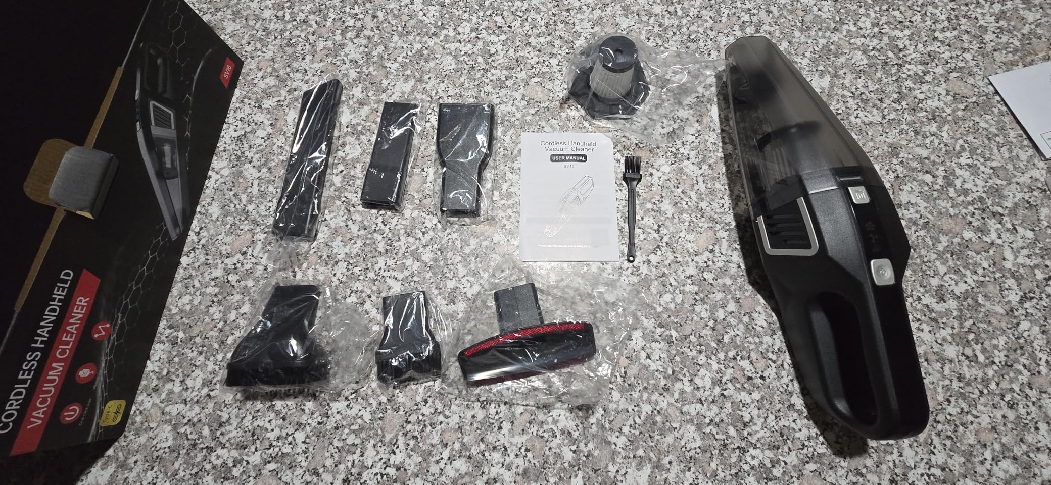 Handheld Vacuum Cordless, 9000PA Strong Suction, 2 Suction Modes, Fast Type-C Charging, Lightweight, Portable Car Vacuum Cleaner for Home Pet Office - Customer Photo 5