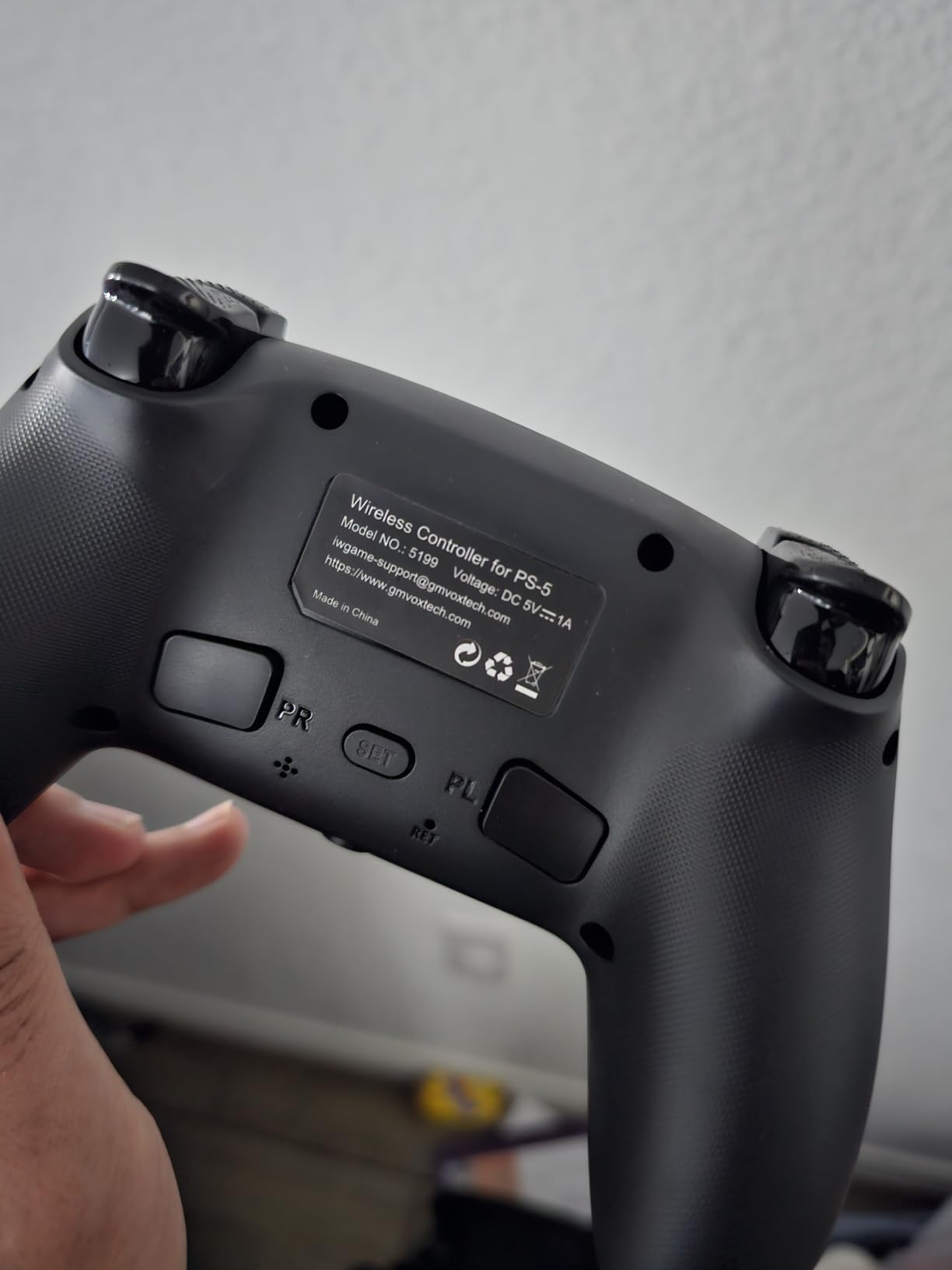 Kamylorus Wireless Controller for PS-5, Gaming Controller for PC with Hall Effect, Programmable/Remap/Turbo, Dual Vibration, 3.5Mm Audio Jack, 6-Axis Motion Control Gamepad with Speaker - Customer Photo 1