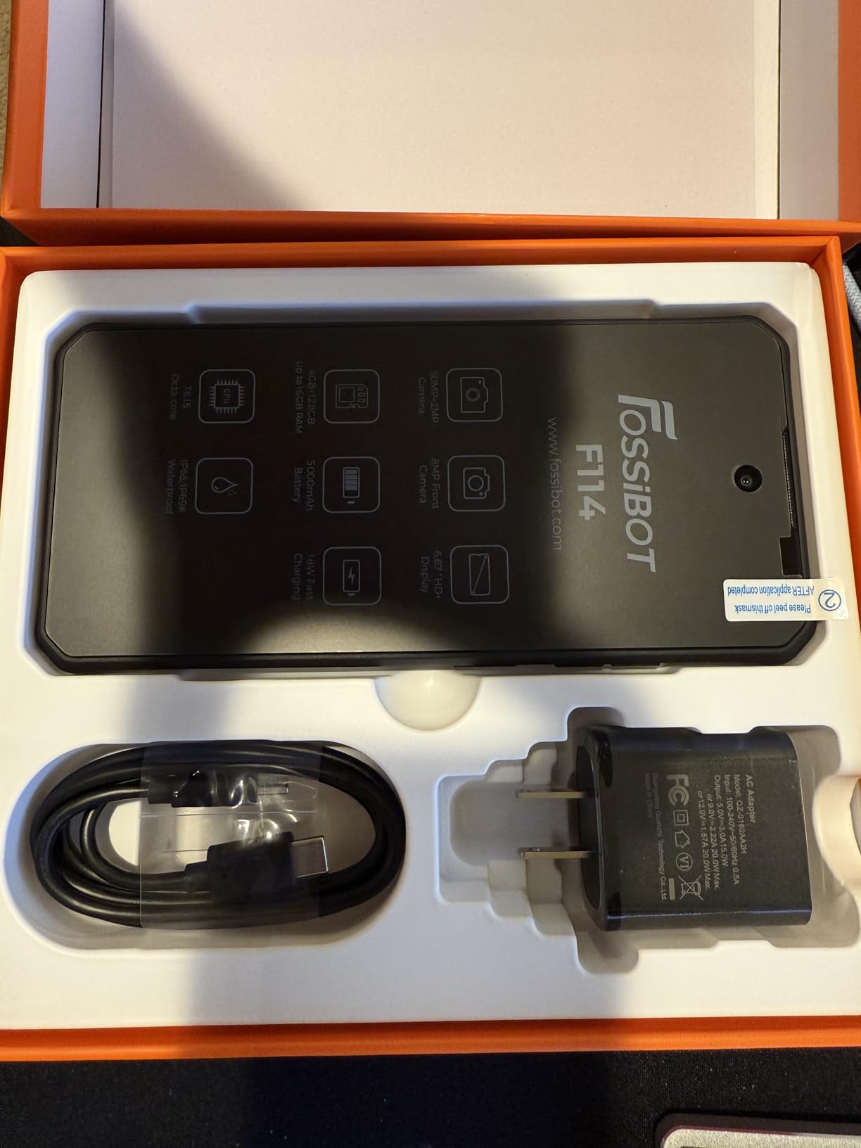 FOSSIBOT F114 Rugged Phone 6.67