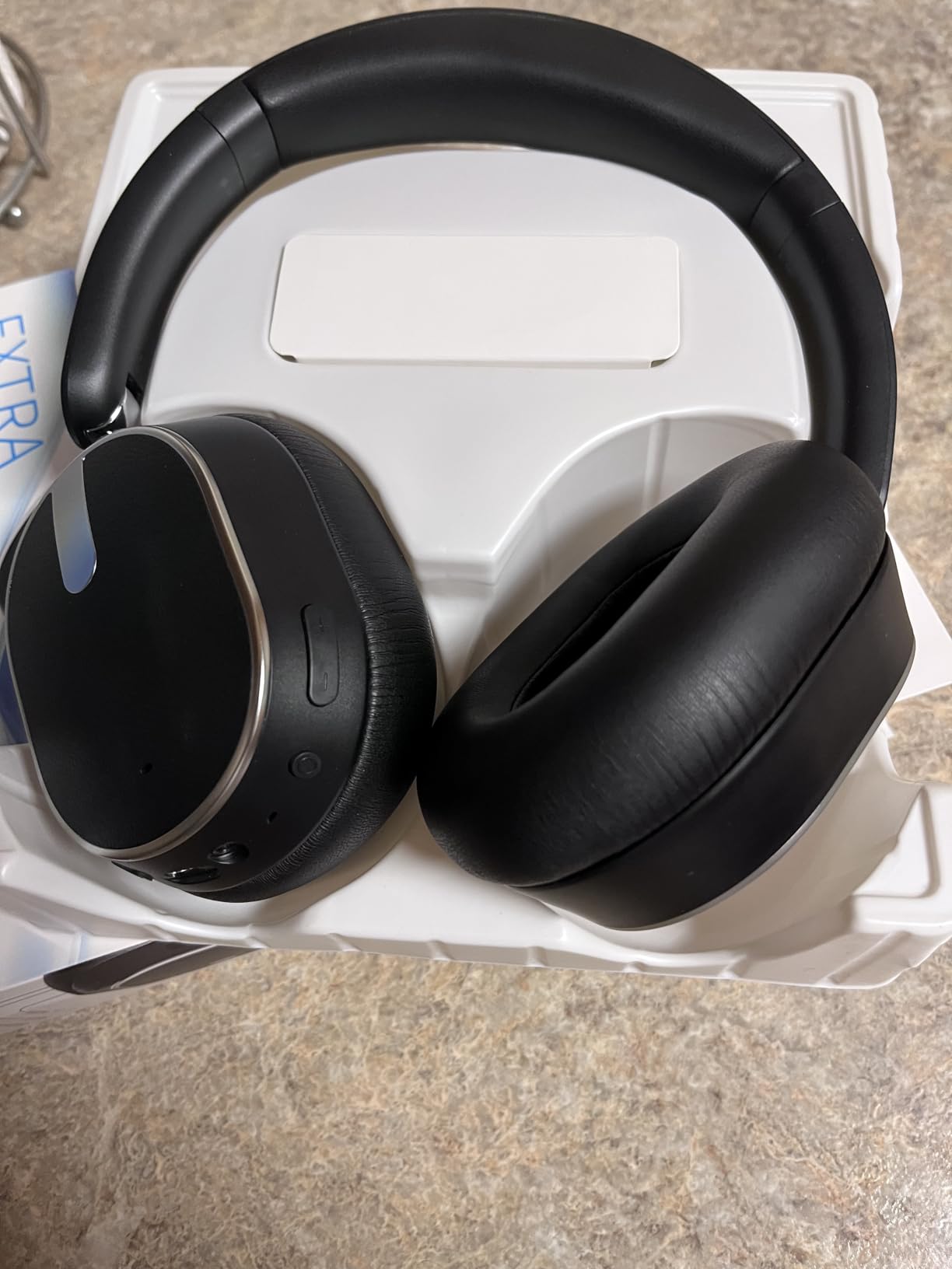 Hybrid Active Noise Cancelling Bluetooth Headphones, Over Ear Wireless Headphones with 60H Playtime, Hi-Res Audio, Deep Bass, Memory Foam Ear Cups for Home Office Travel Customer Review Hybrid Active Noise Cancelling Bluetooth Headphones, Over Ear Wireless Headphones with 60H Playtime, Hi-Res Audio, Deep Bass, Memory Foam Ear Cups for Home Office Travel - Customer Photo 2