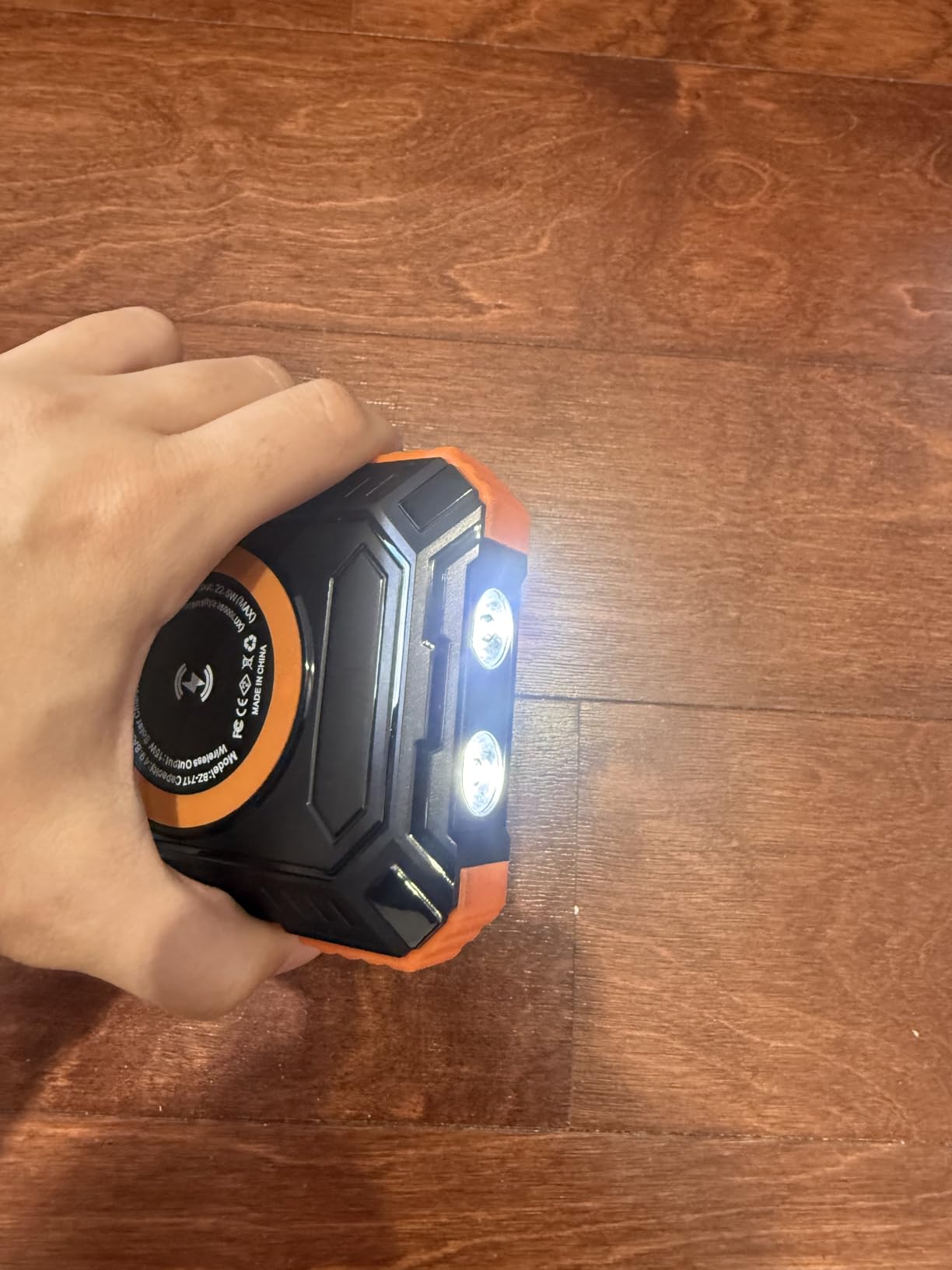 Solar Power Bank 49800mAh Wireless Portable Charger with USB-C 15W Fast Charging with 4 Built-in Cables LED Flashlight Battery Pack Compatible with iPhone, iPad, Galaxy, Perfect for Camping, Hiking - Customer Photo 2