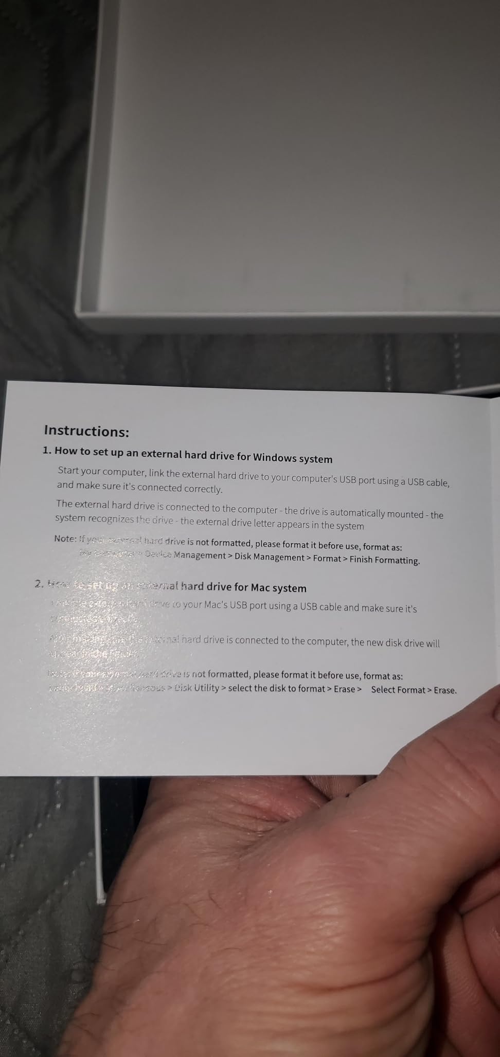 500 GB External Hard Drives,Portable Hard Drive for Windows,Ultra Slim External HDD Store Compatible with PC, MAC,Laptop,PS4, Xbox one, Xbox 360;Plug and Play Ready - Customer Photo 3