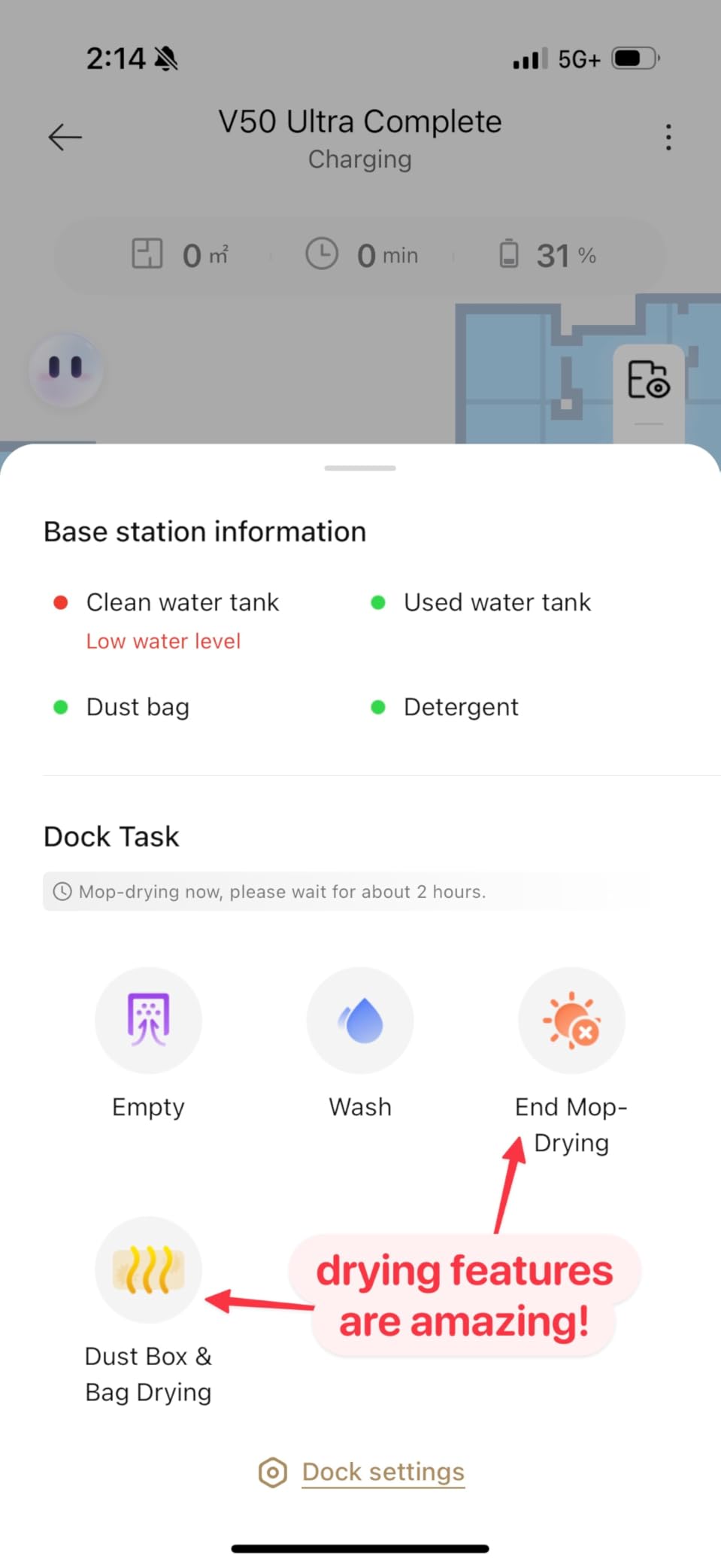 MOVA Z60 Ultra Roller Complete Robot Vacuum and Mop, 28,000Pa Suction, Roller Real-Time Flutting Self-Washing, Auto Carpet Shield, Extendable for Edge Cleaning, Anti-tangle DuoBrush, Care-Free Station Customer Review MOVA Z60 Ultra Roller Complete Robot Vacuum and Mop, 28,000Pa Suction, Roller Real-Time Flutting Self-Washing, Auto Carpet Shield, Extendable for Edge Cleaning, Anti-tangle DuoBrush, Care-Free Station - Customer Photo 2