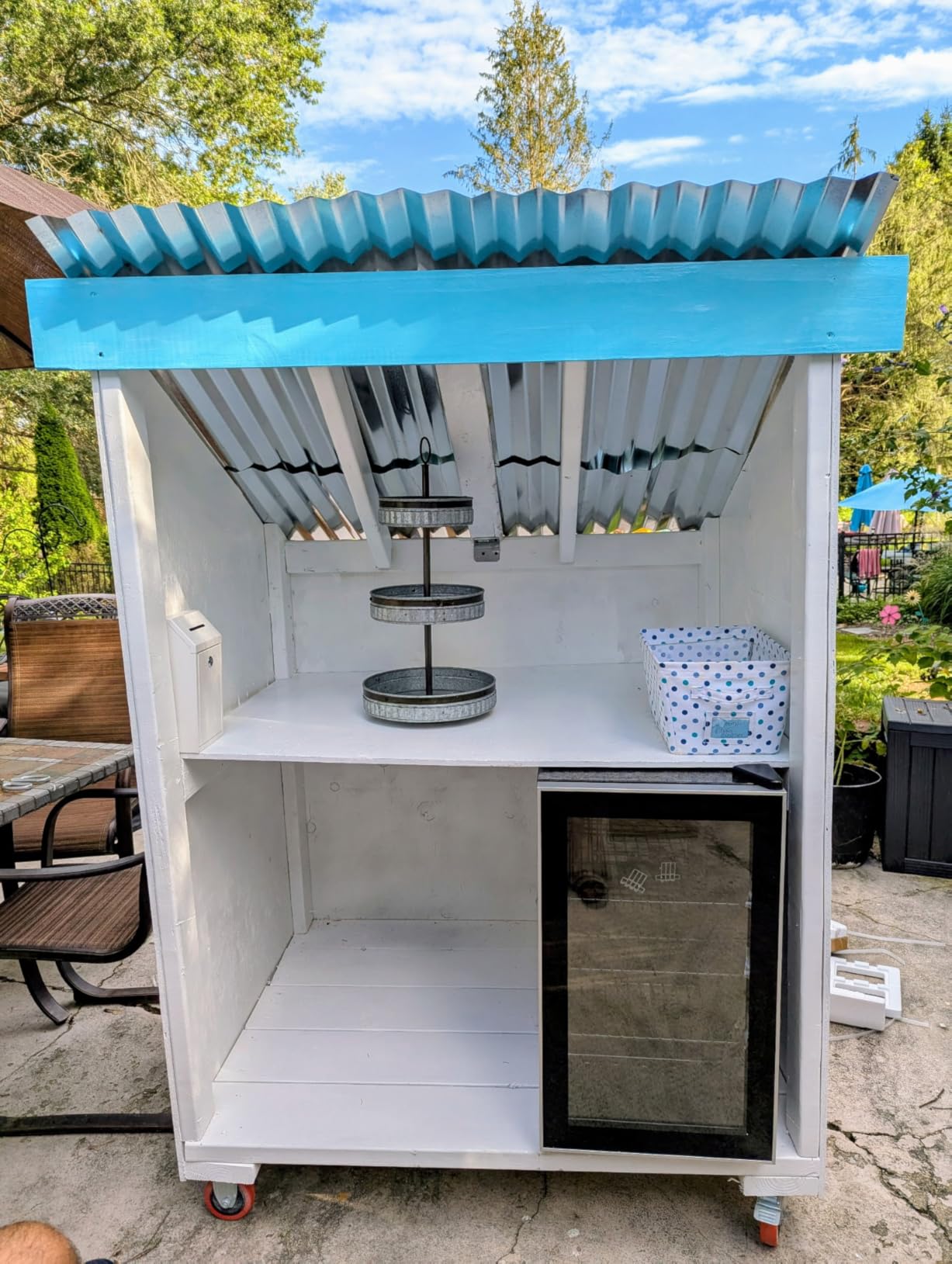 Wine Cooler Refrigerator 4.4 Cu.ft, 37 Bottle Freestanding Cabinet Wine Cellars, Wine Fridge with Glass Door for Home Use, Protecting Your Reds and Whites - Customer Photo 1