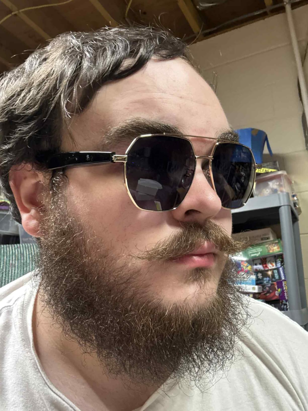 AI Smart Glasses with Chat GPT, AI Translation Glasses with 164 Language, Classic Aviator Sunglasses with Voice Assistant/AI Calling, IP65 Waterproof, Multifunctional Smart Glasses for Men Women - Customer Photo 1