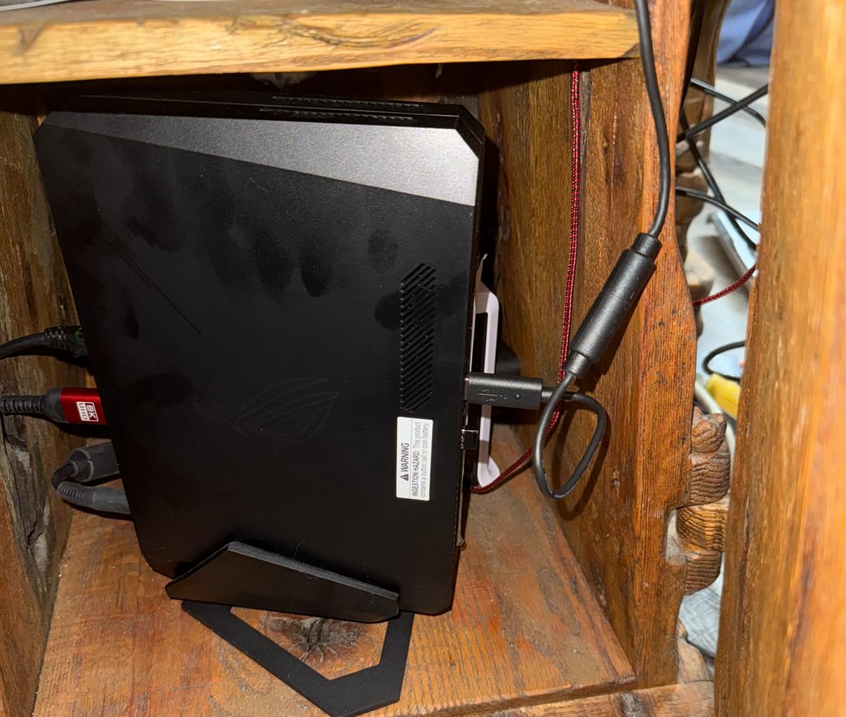 ROG NUC (2025) Gaming Mini PC with Intel® Core™ Ultra 9 (Series 2) ARL-HX CPU, NVIDIA® GeForce RTX™ 5070 MobileGPU, 32GB DDR5 RAM, 1TB NVMe SSD, Thunderbolt™ 4, Triple-Fan Cooling, and ARGB Lighting - Customer Photo 1