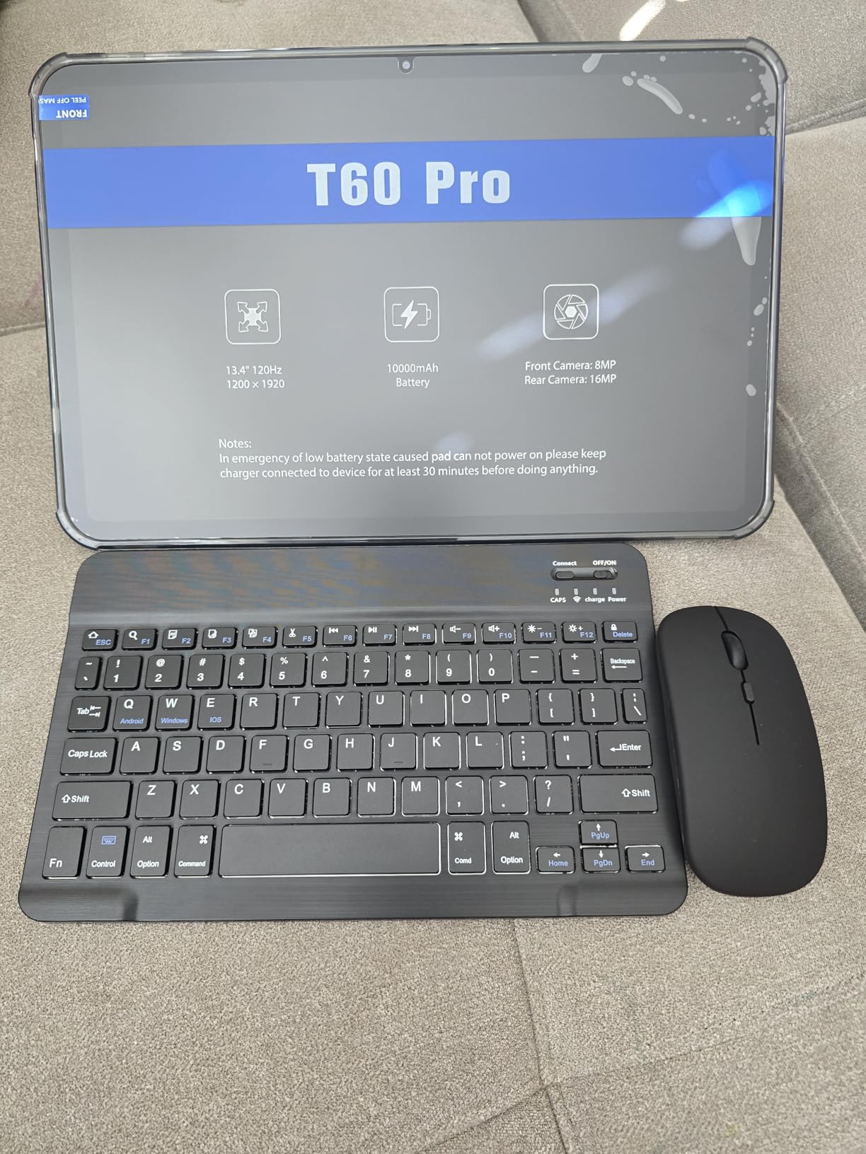 13.4 inch Best Android 15 Tablets 2025 with Keyboard and Pen,13+ inch Large Screen 2-in-1 Tablet PC with Case, Stylus, Mouse | Gemini AI Gaming Tablet, 24GB+256GB, 120Hz, Octa-Core, 10000mAh Customer Review 13.4 inch Best Android 15 Tablets 2025 with Keyboard and Pen,13+ inch Large Screen 2-in-1 Tablet PC with Case, Stylus, Mouse | Gemini AI Gaming Tablet, 24GB+256GB, 120Hz, Octa-Core, 10000mAh - Customer Photo 1