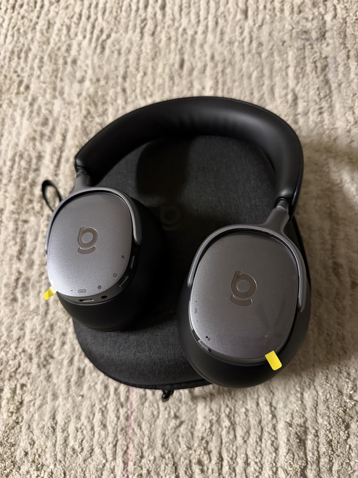 Baseus Inspire XH1 Adaptive Active Noise Cancelling Headphones, Sound by Bose, Dolby Audio, Premium Real-Time Adaptive ANC, Adaptive Tuning Rich Sound, Hi-Res Audio, 100H Playtime - Cosmic Black - Customer Photo 2