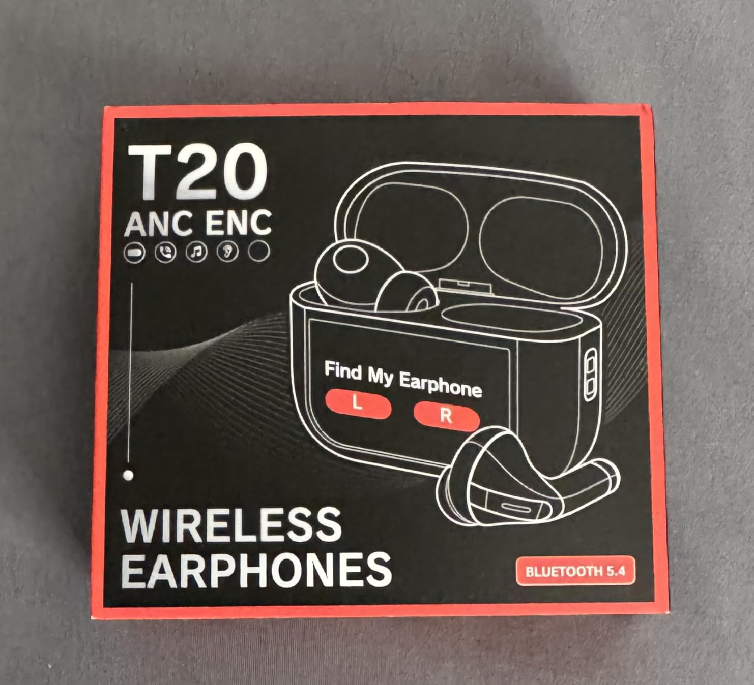 Wireless Earbuds, ENC Noise Cancelling Ear Buds with Smart Touchscreen Case, 48H Playtime for Sports & Working, Bass Stereo Sound, Bluetooth 5.4 Headphones for iPhone 17/16/15/14/13/Android Customer Review Wireless Earbuds, ENC Noise Cancelling Ear Buds with Smart Touchscreen Case, 48H Playtime for Sports & Working, Bass Stereo Sound, Bluetooth 5.4 Headphones for iPhone 17/16/15/14/13/Android - Customer Photo 1