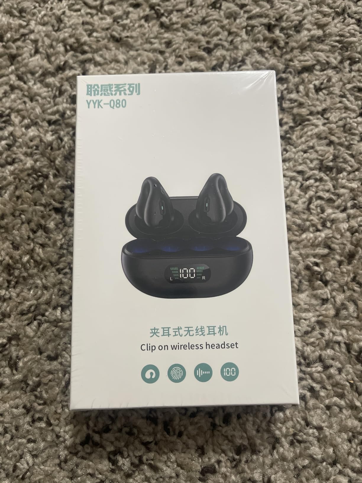 TAGRY Hybrid Active Noise Cancelling Headphones 100H Playtime Wireless Bluetooth Over Ear Headphone with Fast Charging Hi-Res Audio Comfort Earcups Headsets for Home Travel Office Phone PC Black - Customer Photo 1