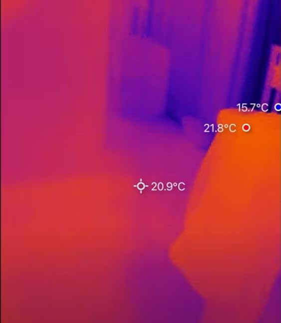 P2 - Thermal Camera for Android, 512×384 Super IR Resolution Infrared Imager with 1.5℃ PCB Accuracy, -4℉ to 1112℉ High Temp, Work for Home Inspection - Customer Photo 3