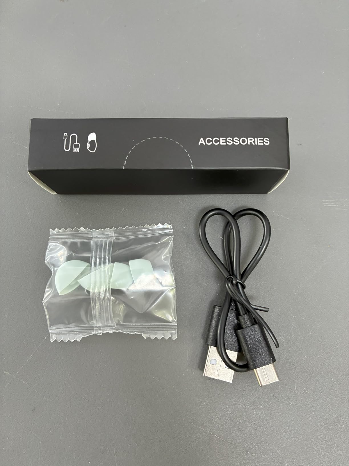 Active Noise Canceling Ear Buds Wireless Earbuds 96hrs Playback Bluetooth Headphones IPX7 Waterproof Stereo Bass Over-Ear Earphones with Earhooks Microphone LED Battery Display for Sports Workout - Customer Photo 2