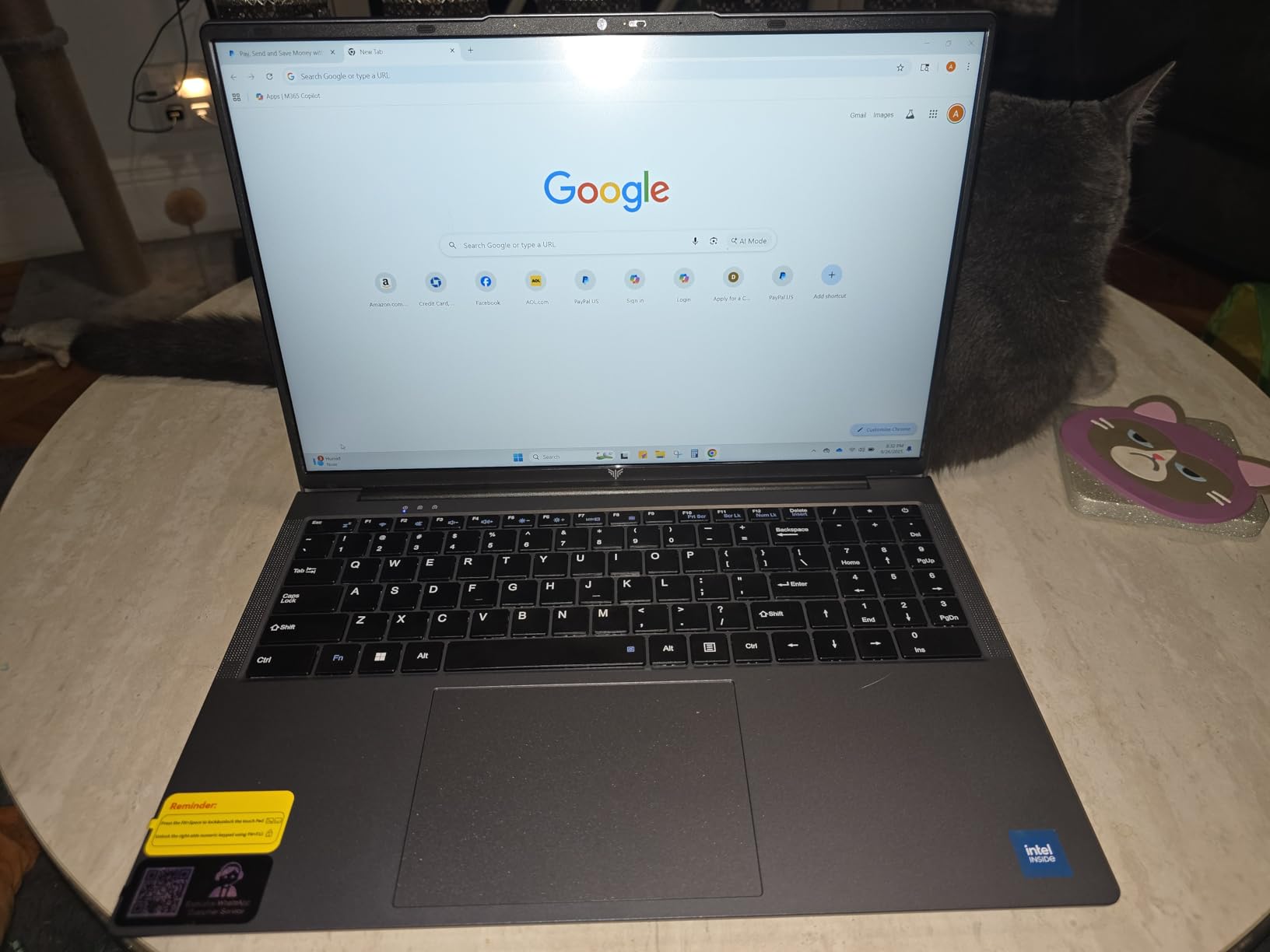 16.0-inch Gaming Laptop, 16GB DDR4 512GB SSD Laptop Computer, Windows 11 Laptop with 12th Quad-Core Processor(Up to 3.6GHz), 1920P FHD Display, WiFi 6, USB3.2, Type_C Customer Review 16.0-inch Gaming Laptop, 16GB DDR4 512GB SSD Laptop Computer, Windows 11 Laptop with 12th Quad-Core Processor(Up to 3.6GHz), 1920P FHD Display, WiFi 6, USB3.2, Type_C - Customer Photo 1