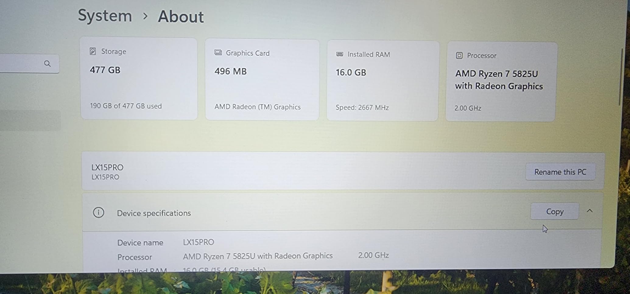 2025 Gaming Laptop with AMD Ryzen7 5000 Series(Up to 4.3GHZ,8C/16T),AMD Radeon Graphics,16GB DDR4x2 512GB SSD Notebook Computer with Numeric Keyboard,15.6 inch IPS Display,WIFI6,Type-C - Customer Photo 4