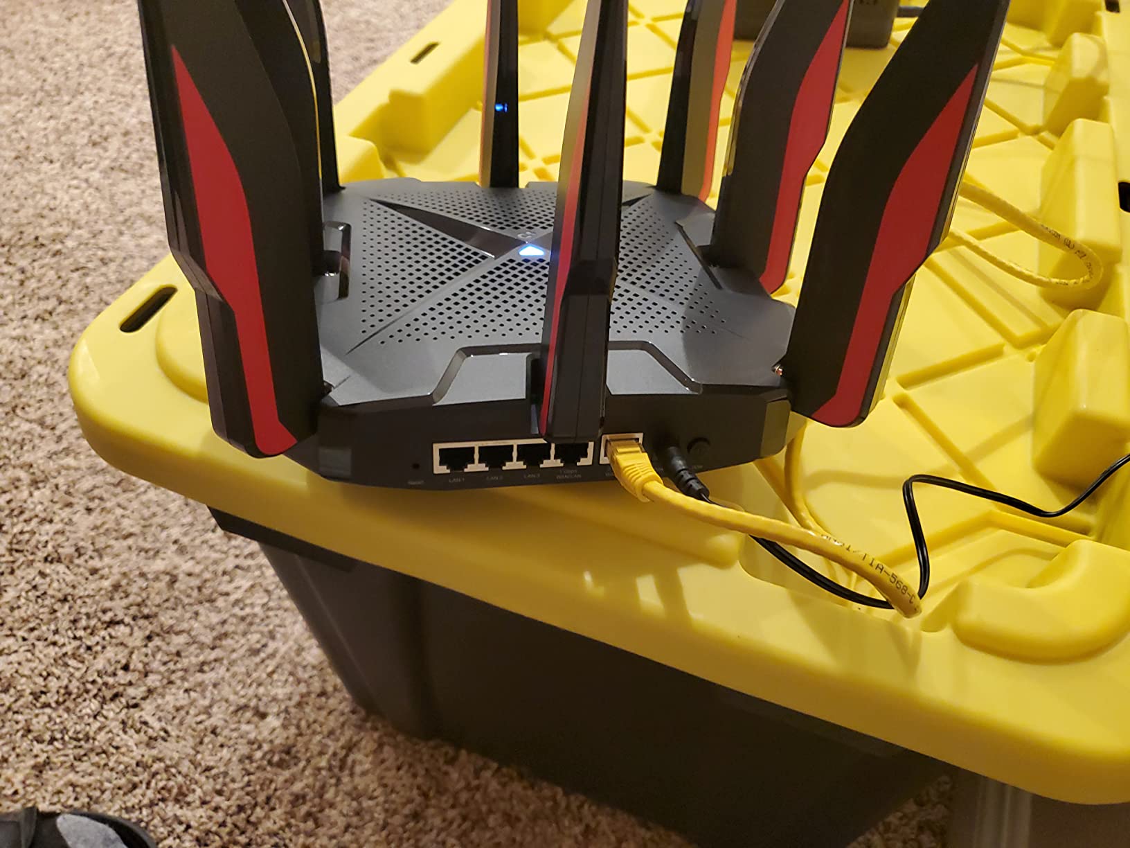 TP-Link Dual-Band BE6500 WiFi 7 Gaming Router Archer GE400 | 6-Stream 6.5 Gbps | 2 x 2.5G + 3 x 1G | Game Acceleration, Dedicated Gaming Port & Panel, RGB Lighting | Easymesh, Homeshield | No 6 GHz - Customer Photo 4