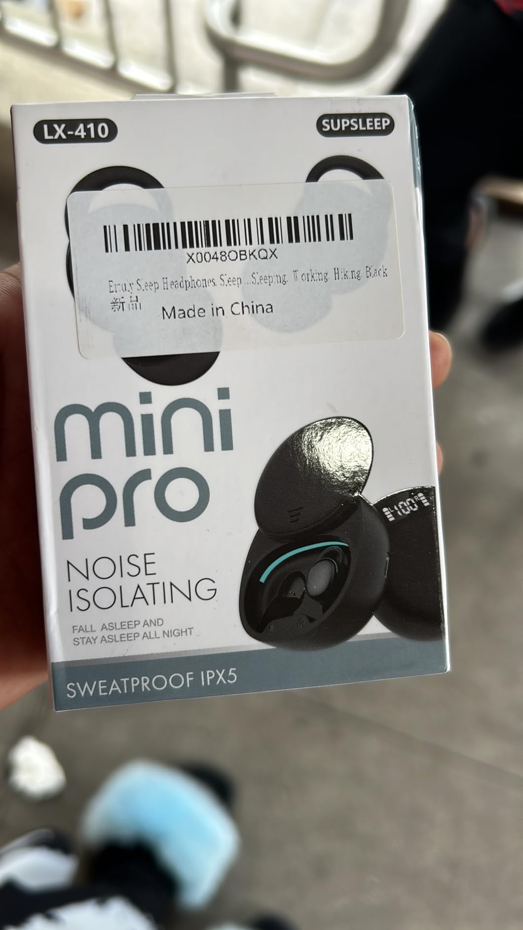 Sleep Earbuds for Side Sleepers Wireless Earbuds Comfortable Noise Blocking LED Power Display Music Sleep Dual Mode for Sleeping Working Hiking (Sky Blue) Customer Review Sleep Earbuds for Side Sleepers Wireless Earbuds Comfortable Noise Blocking LED Power Display Music Sleep Dual Mode for Sleeping Working Hiking (Sky Blue) - Customer Photo 1