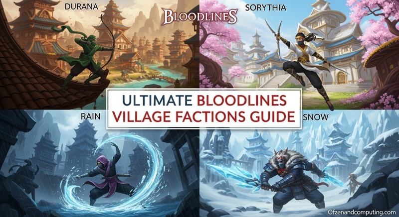 Bloodlines Village Factions