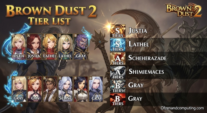 Brown Dust 2 Tier List